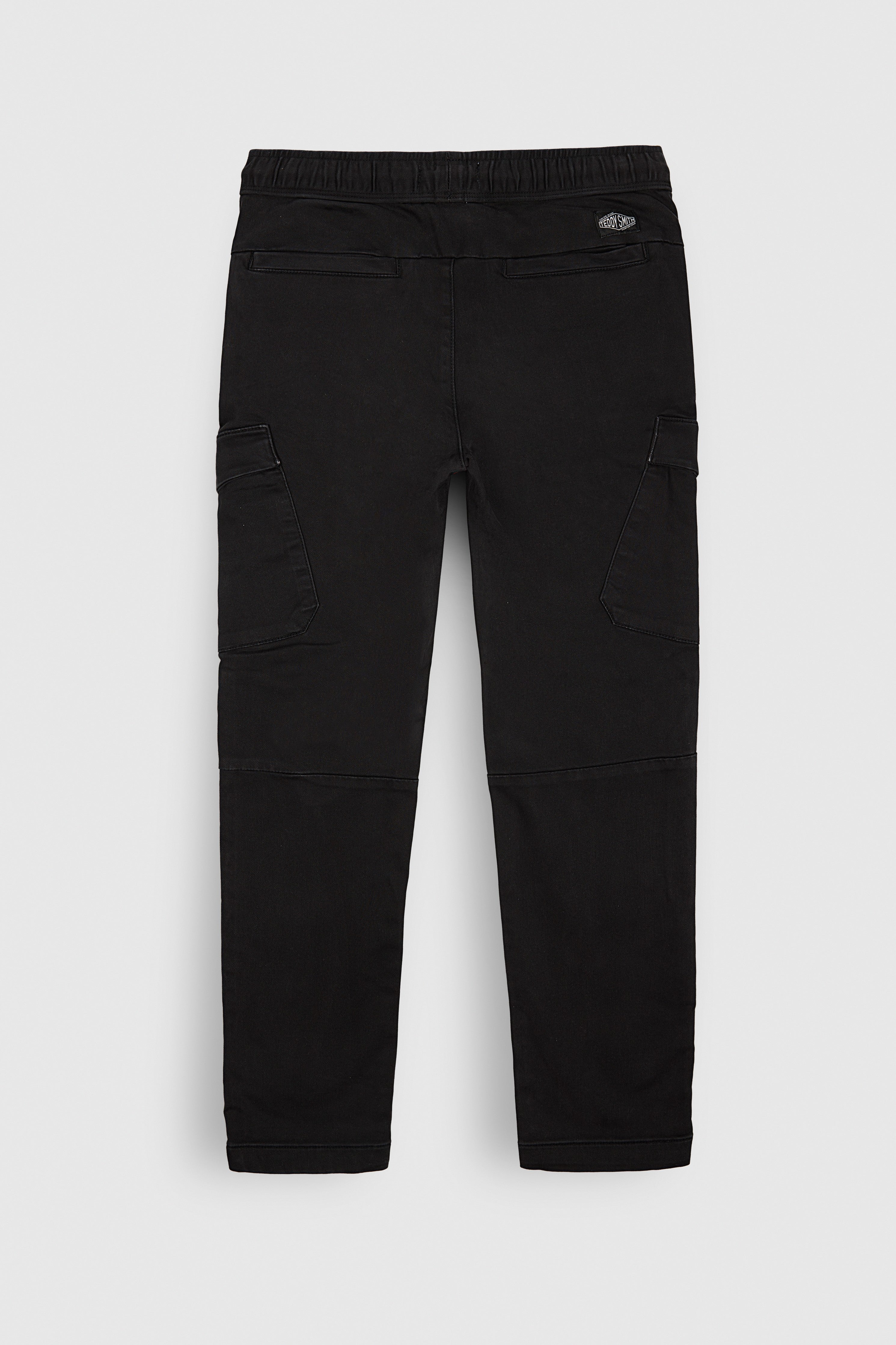 Teddy Smith P-Piky Cargo JR pantalon cargo garçon charbon coton