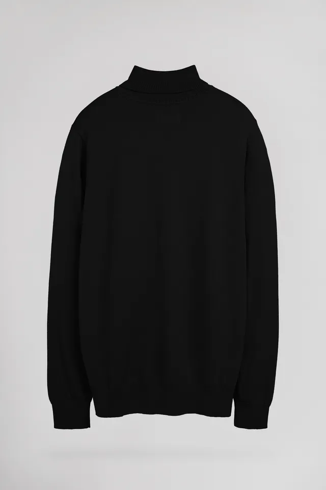 Teddy Smith P-Marcellus pull col roulé noir