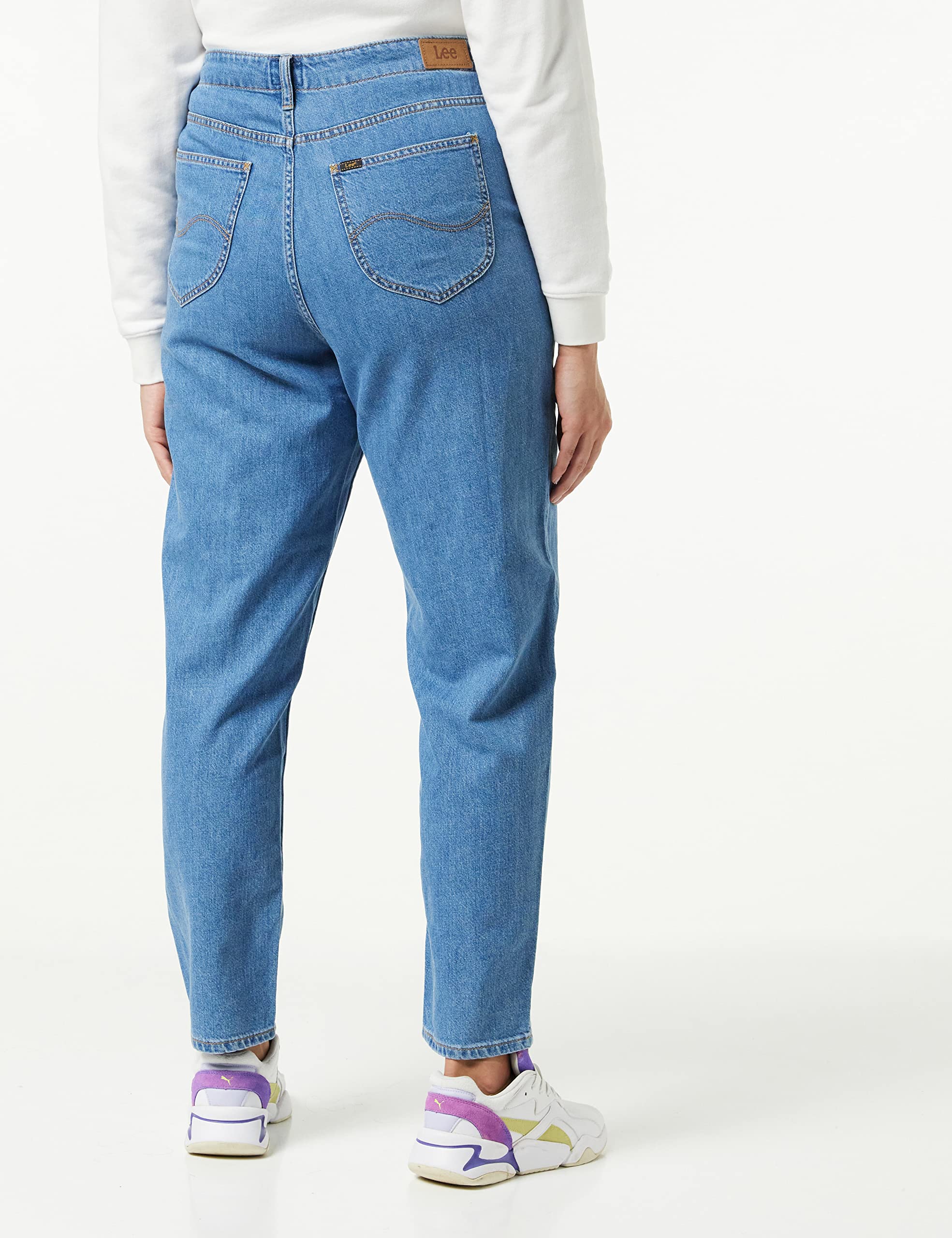 Lee Stella T jean femme élastiqué coupe droite