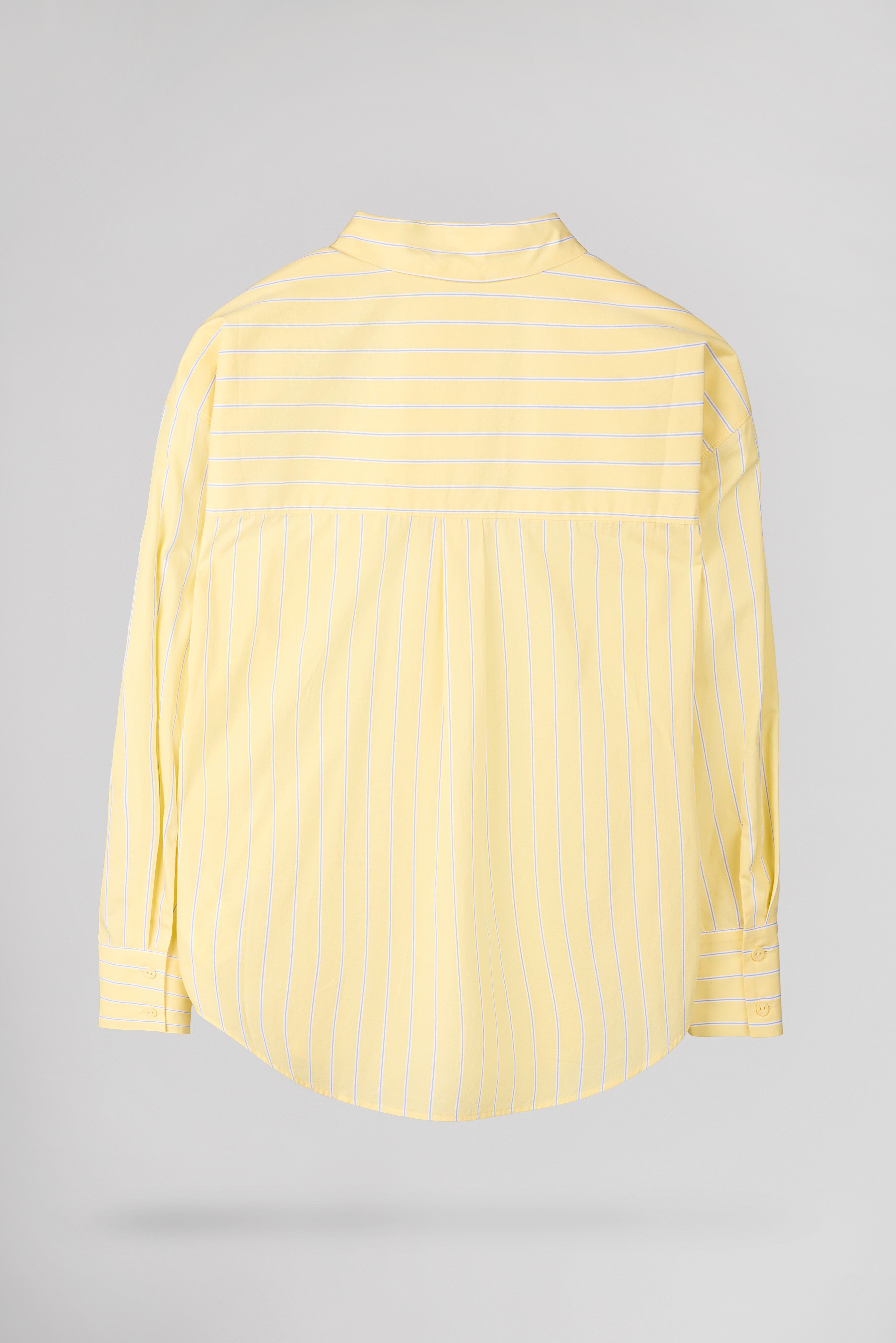 Teddy Smith C-CHARLINA chemise jaune citron rayée oversize
