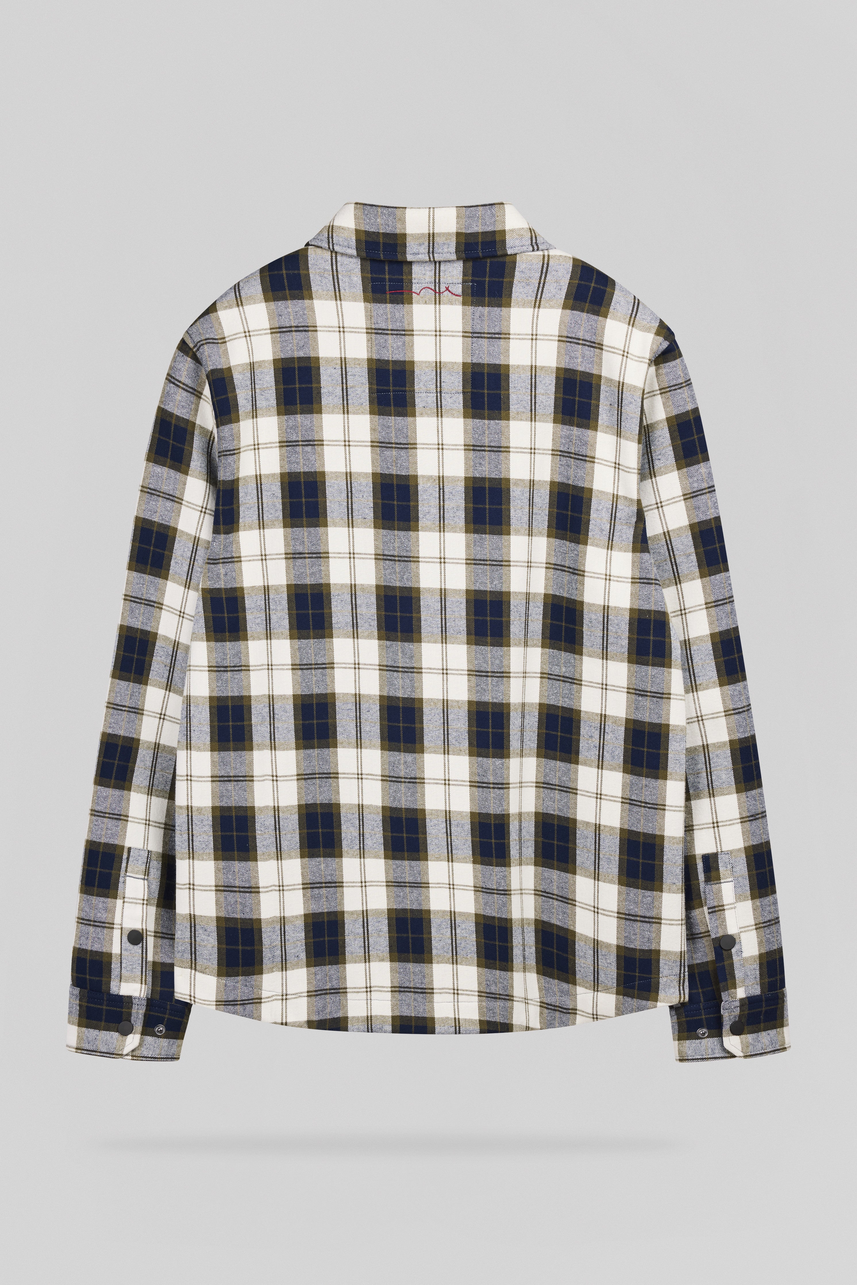 TEDDY SMITH B-JOHAN surchemise homme dark navy carreaux polaire