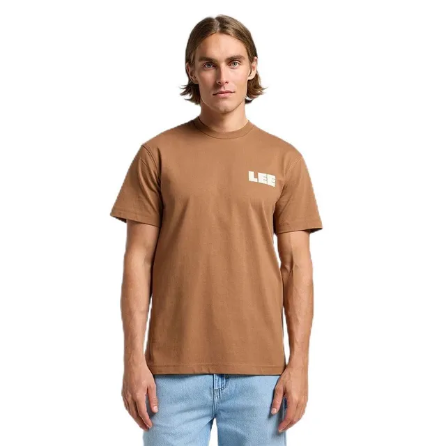 Lee Ww Graphic tee-shirt homme Oak Moss M coton