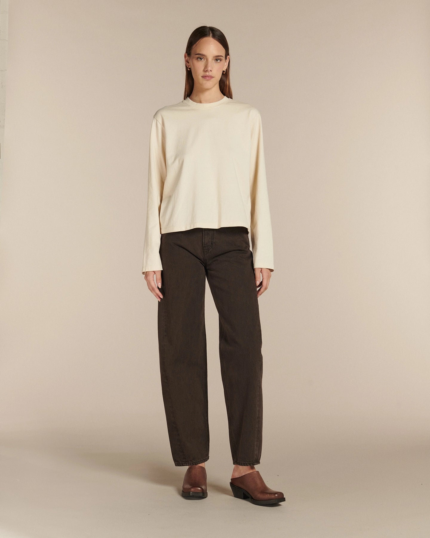 Labdip Cary t-shirt manches longues écume coton