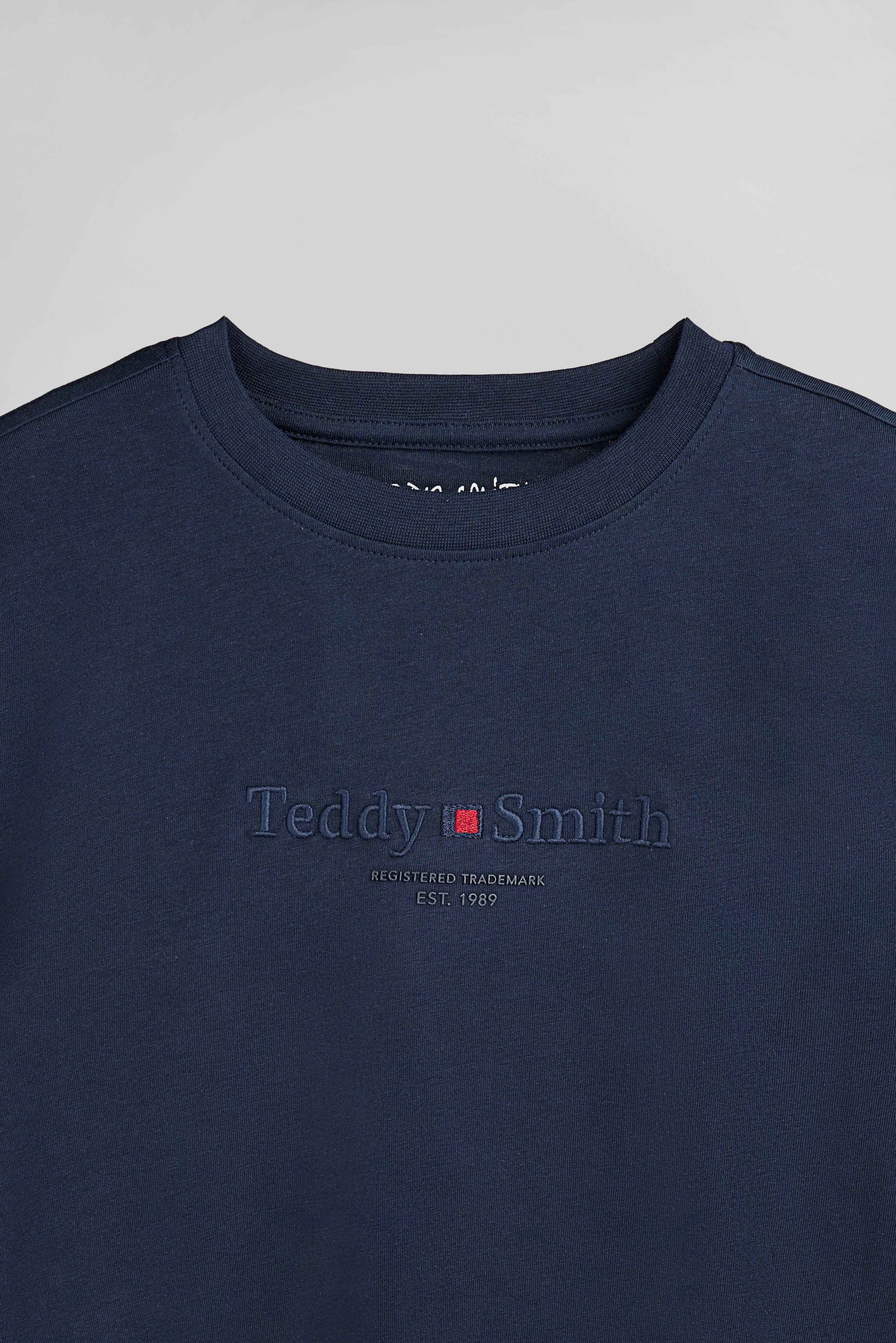Teddy Smith T-Jim MC Jr t-shirt bleu navy 100% coton