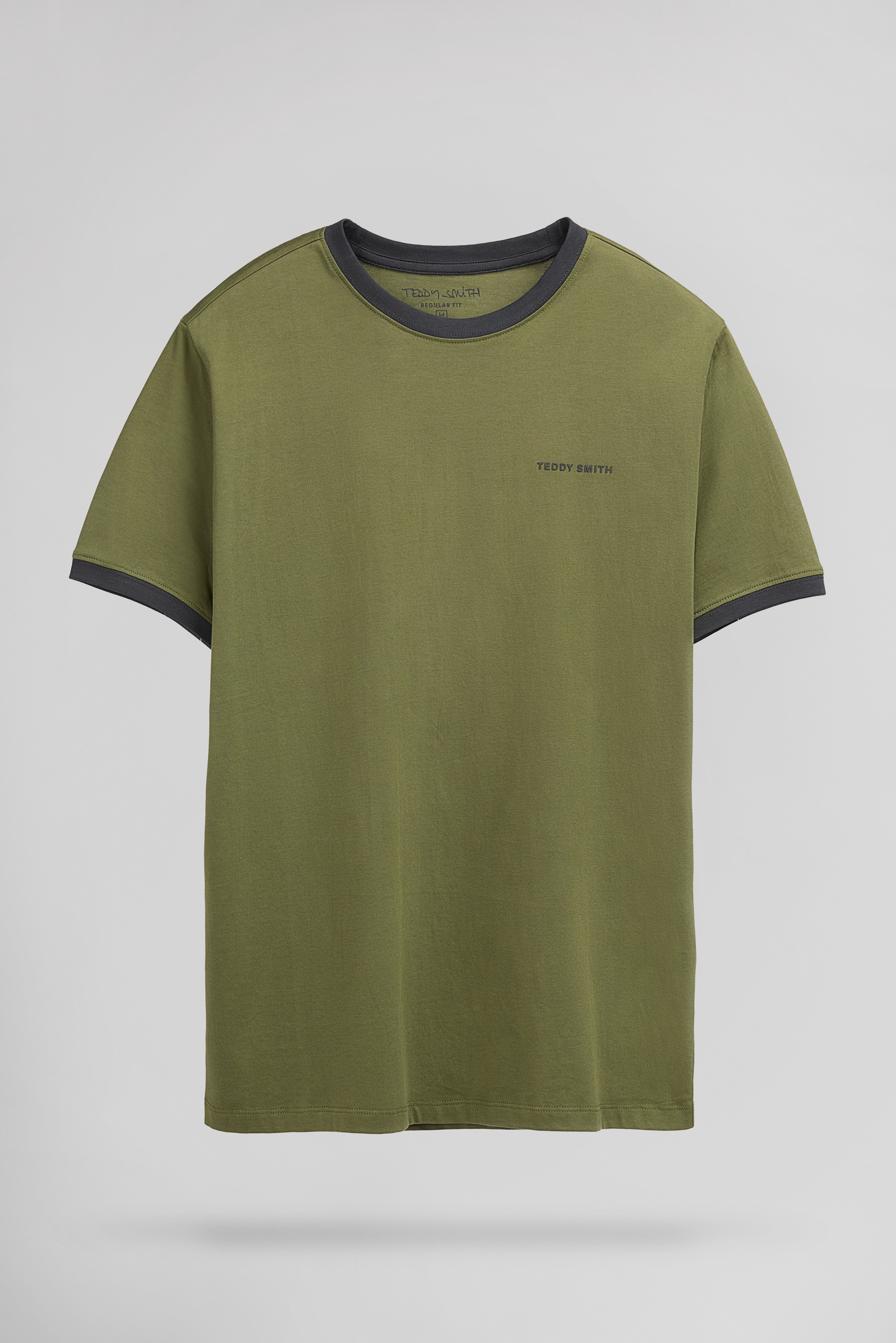 Teddy Smith The Tee 2 R MC t-shirt olive coton homme