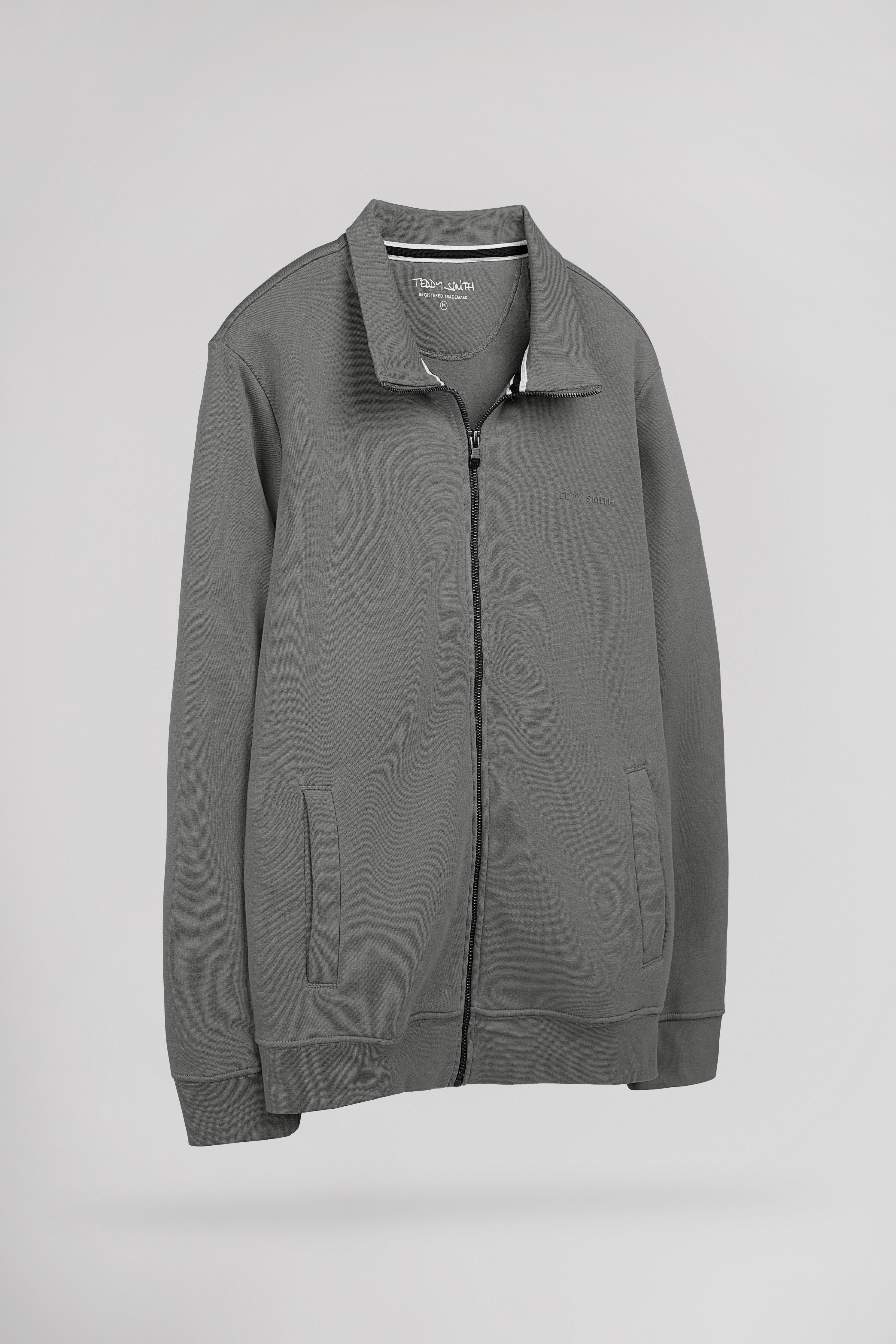 Teddy Smith G-Narkus Zip gilet zippé gris molleton