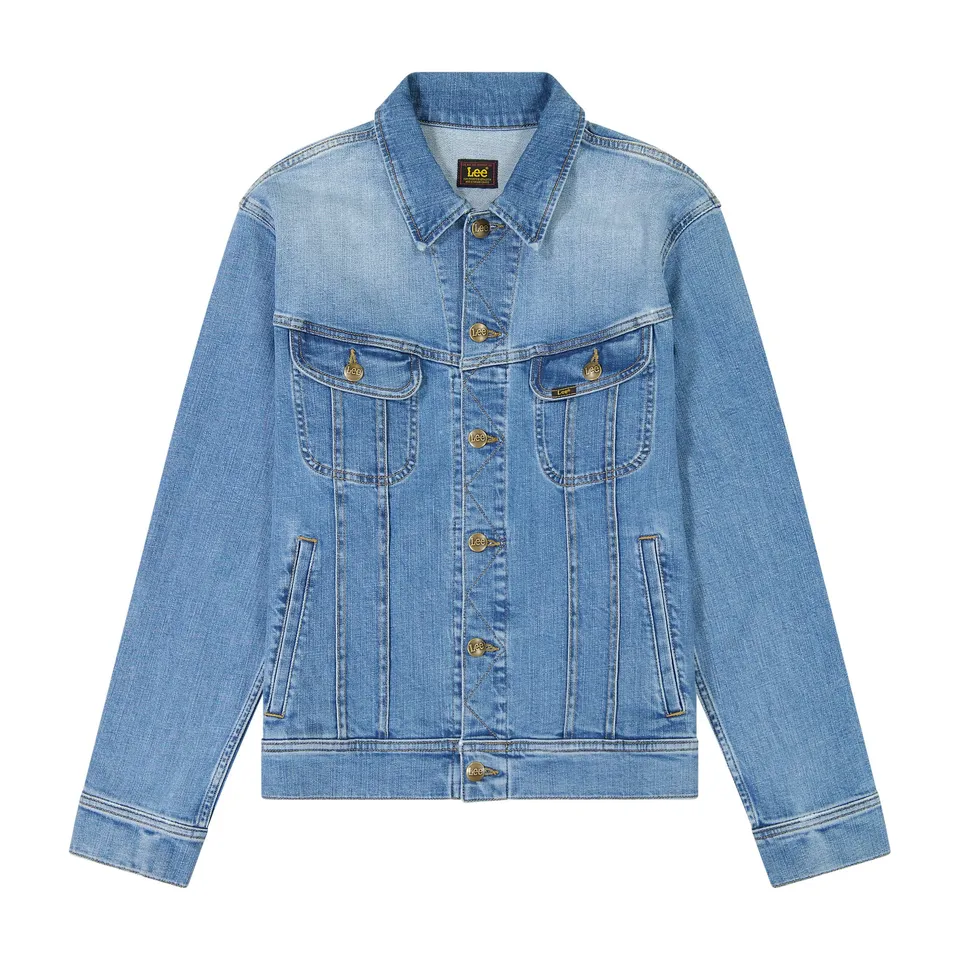 Lee Rider veste jean Indigo Usé coupe regular