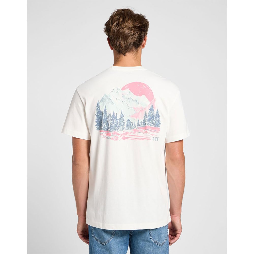 Lee Relaxed Graphic Tee tee-shirt homme bleu Orion coton