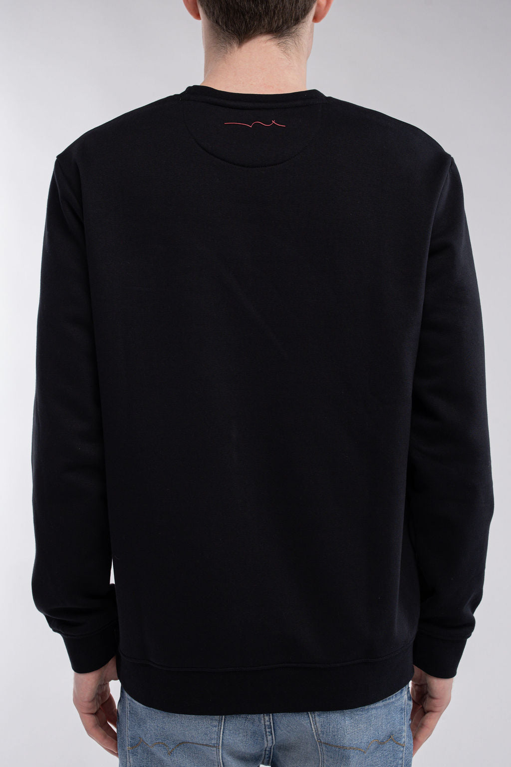 Teddy Smith S-Nark RC sweat col rond noir coton