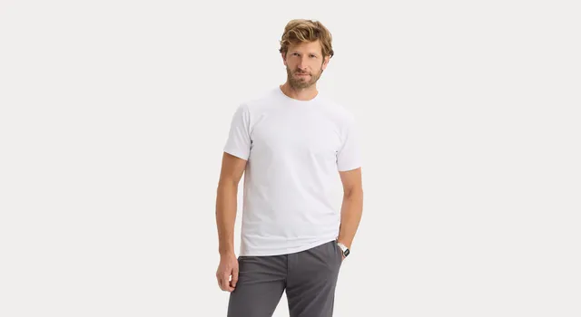 Dockers Go Tee t-shirt slim blanc séchage rapide