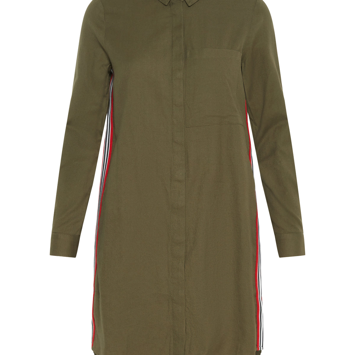 Noisy May robe chemise rayures manches longues 94 cm