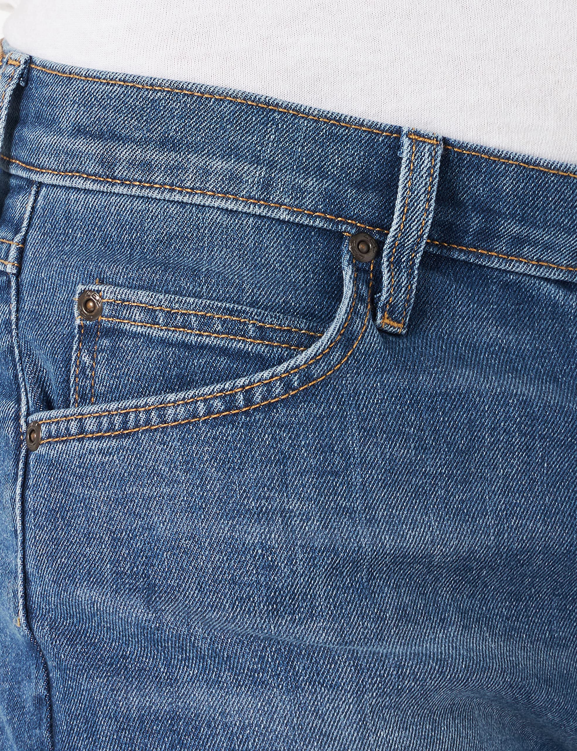 Lee short homme vert militaire coton