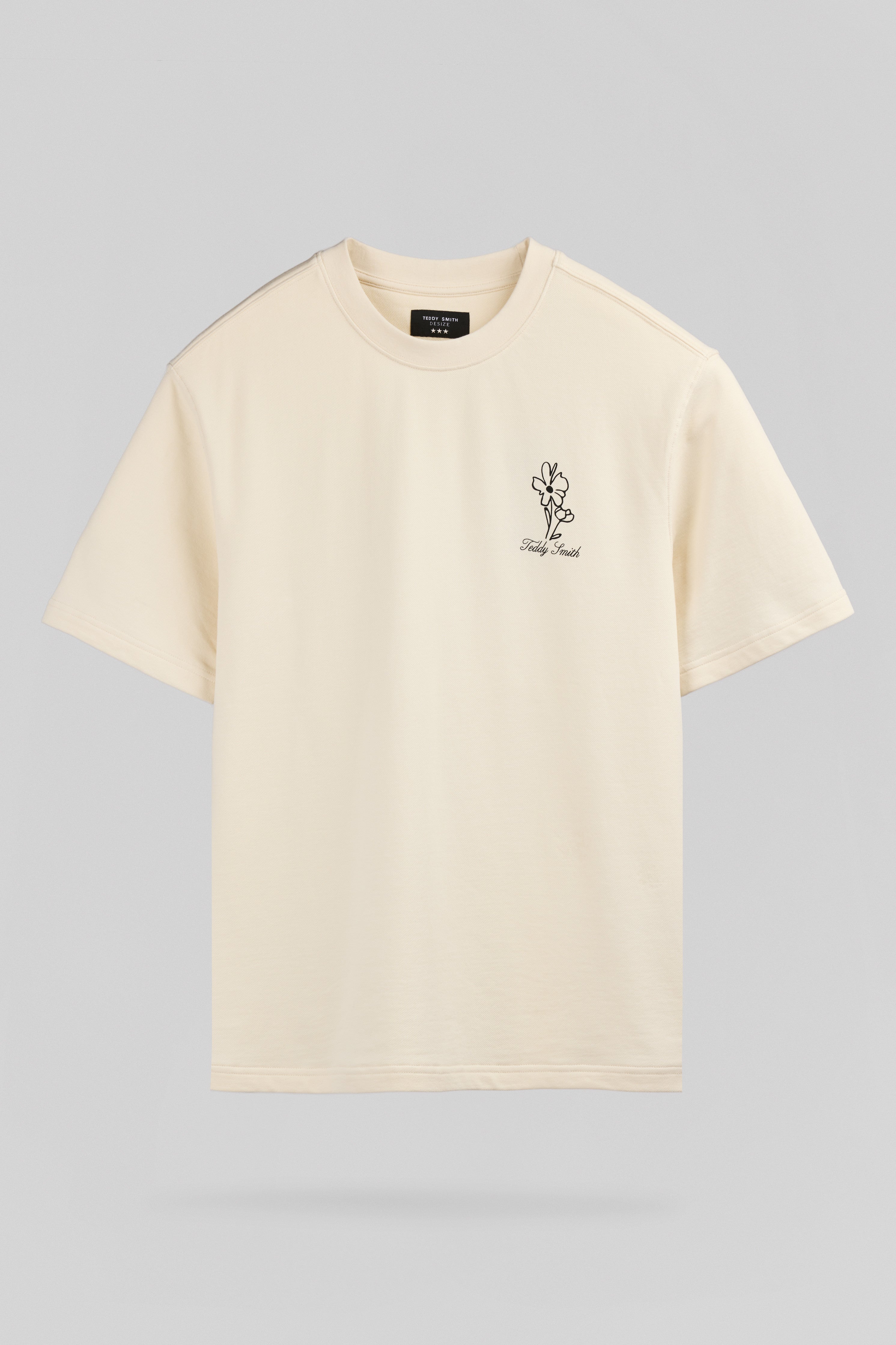 Teddy Smith T-Flowers MC t-shirt ample naturel homme