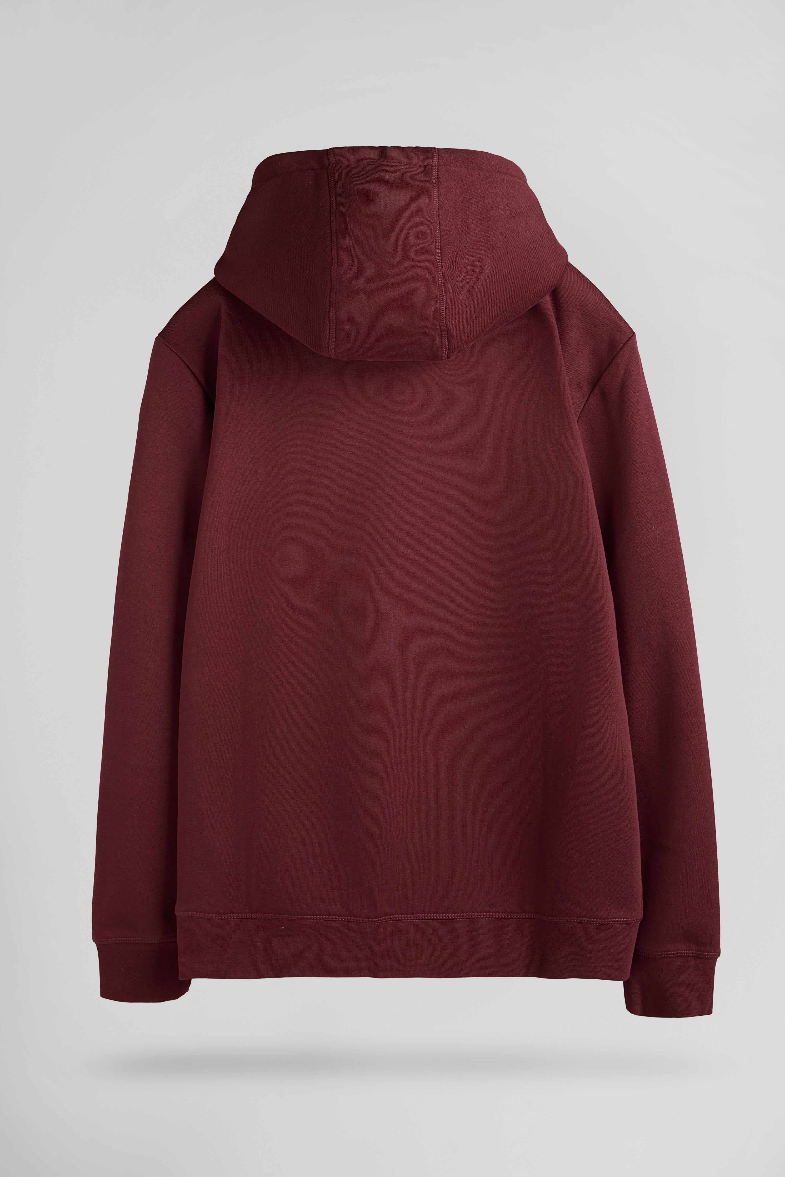 Teddy Smith S-Nark Hoody sweat à capuche bordeaux foncé molleton