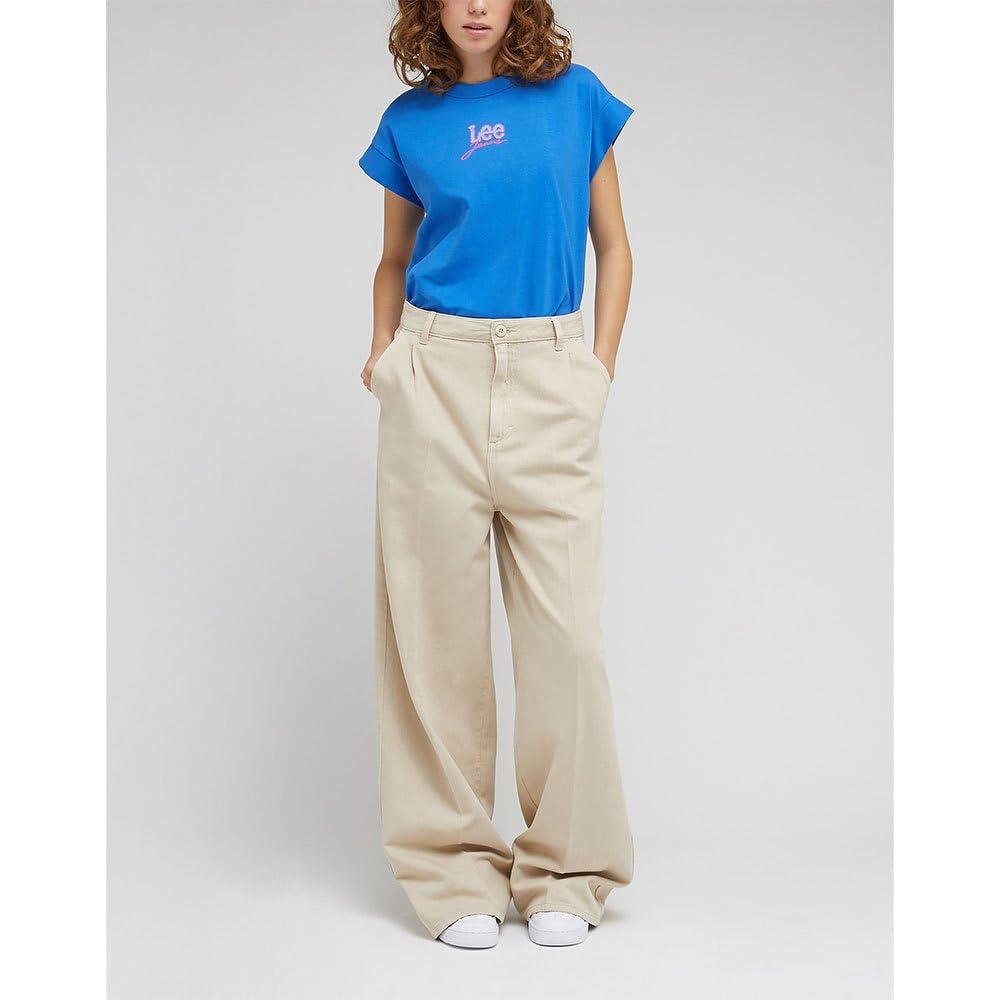 Lee Relaxed Chinos Pantalon femme 33W/33L Beige Pioneer