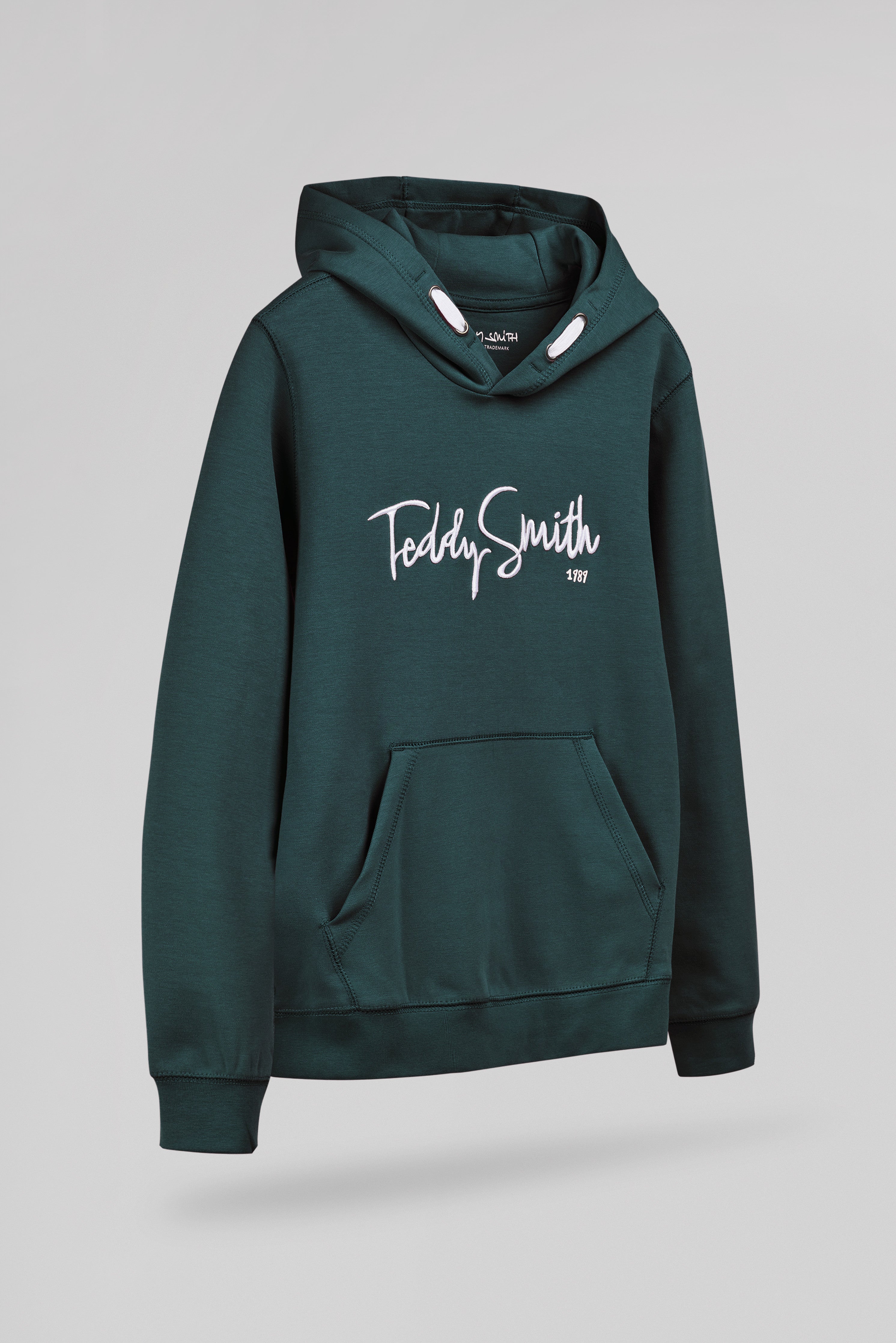 Teddy Smith S-Evry Hoody JR sweat garçon vert pin