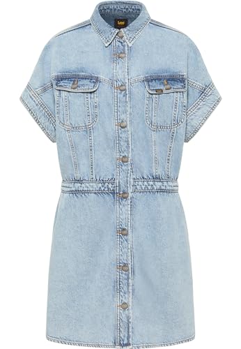 Lee Rider robe chemise denim femme XXL délavée