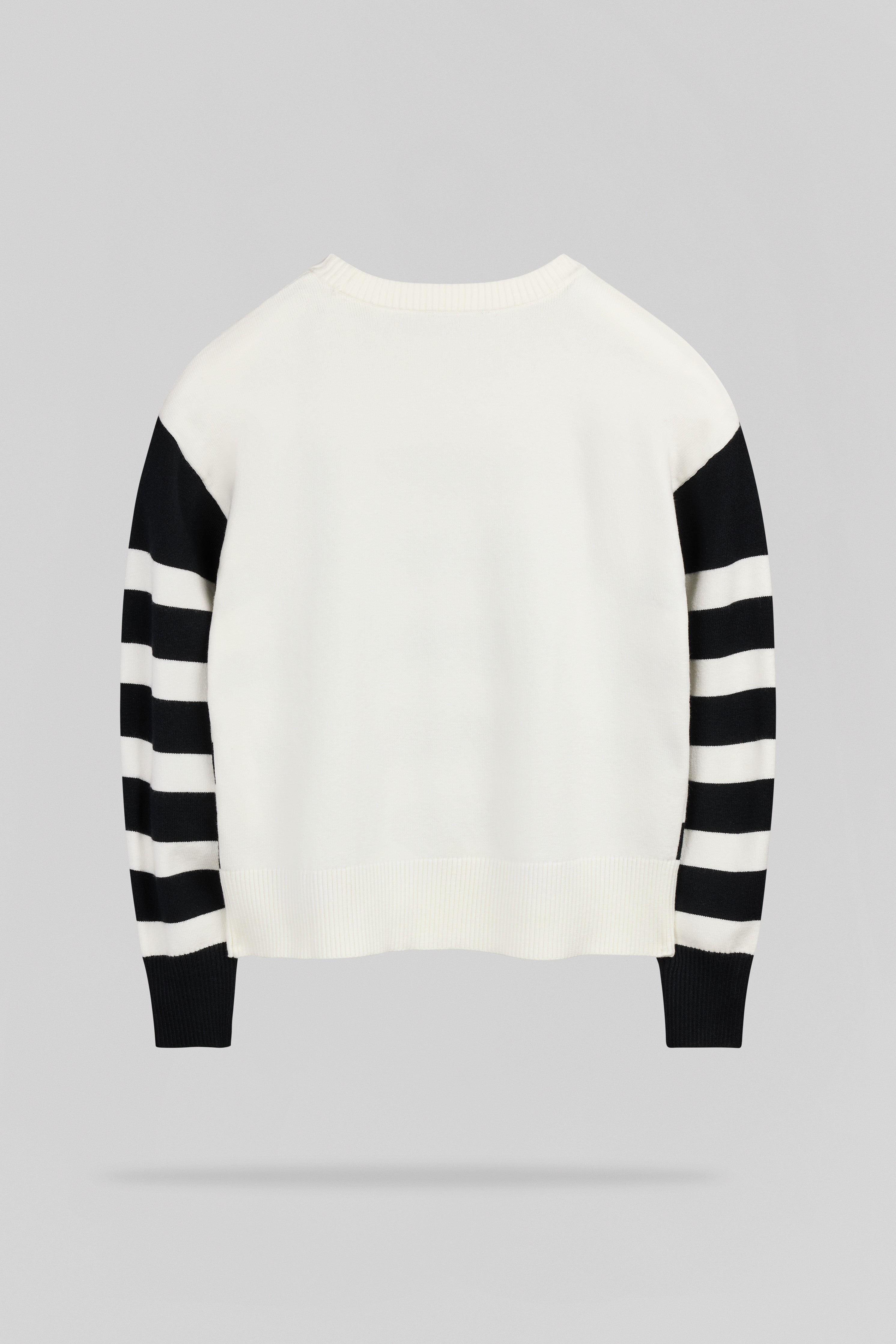 Teddy Smith P-Judith JR pull fille Middle White marinière