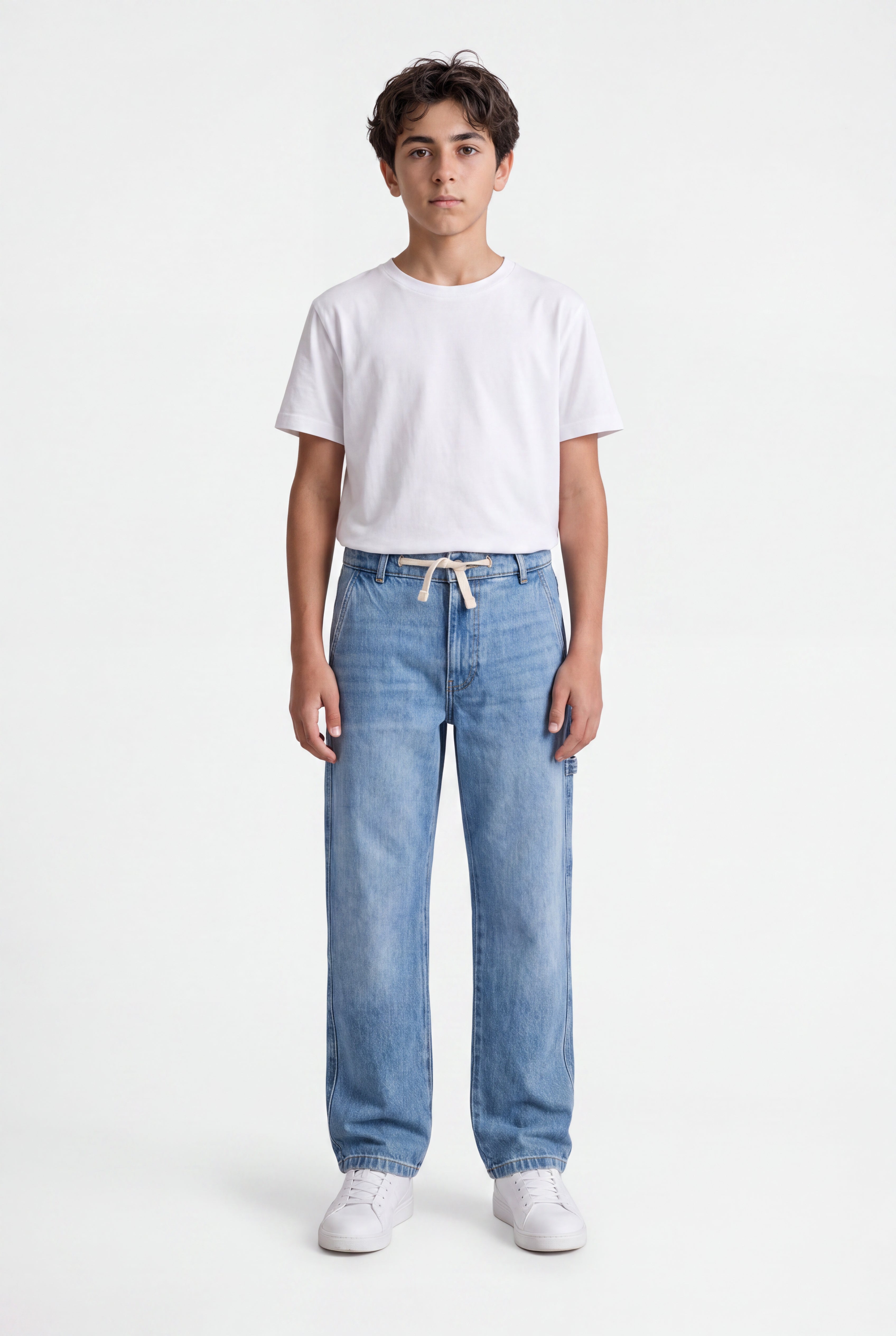 Teddy Smith P-Hunter JR Use Fripp jean garcon indigo clair