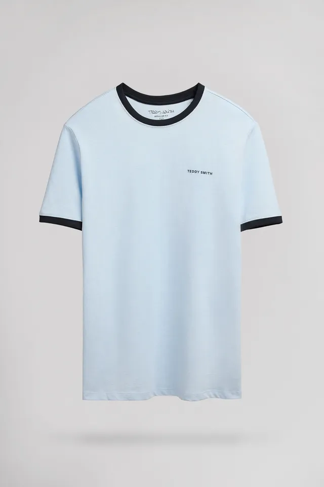 Teddy Smith The-Tee 2 R MC t-shirt bleu homme