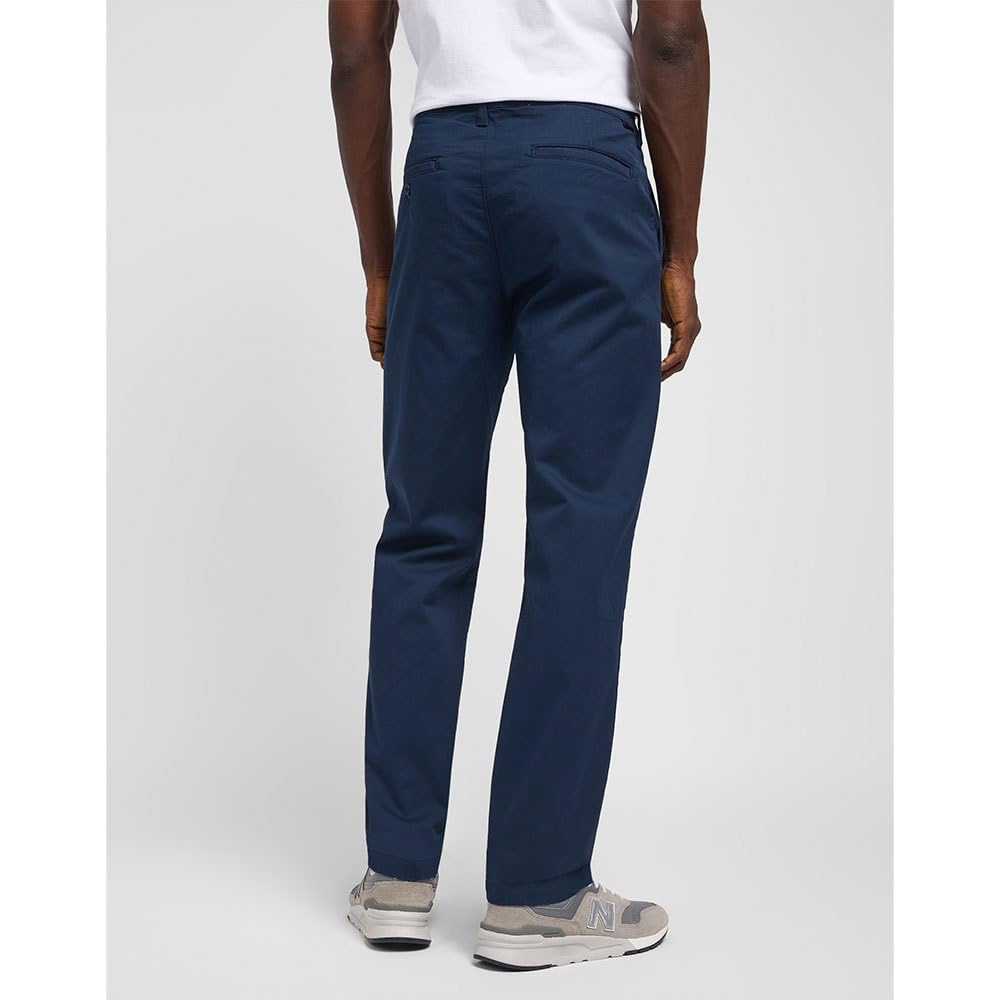 Lee Regular Chino pantalon homme bleu marine 31W/30L coton