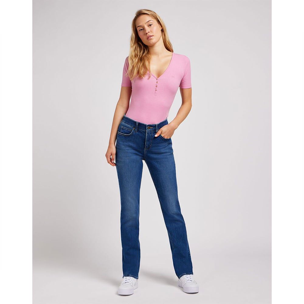 Lee Ulc Straight Jean Droit Femme 34W/33L Cobalt