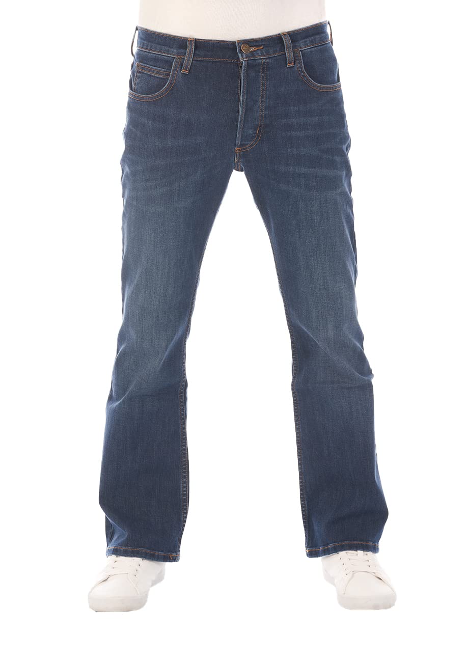 Lee Denver jean homme bootcut bleu denim stretch coton
