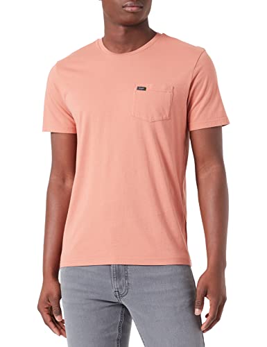 Lee Poche t-shirt homme S rouille coton