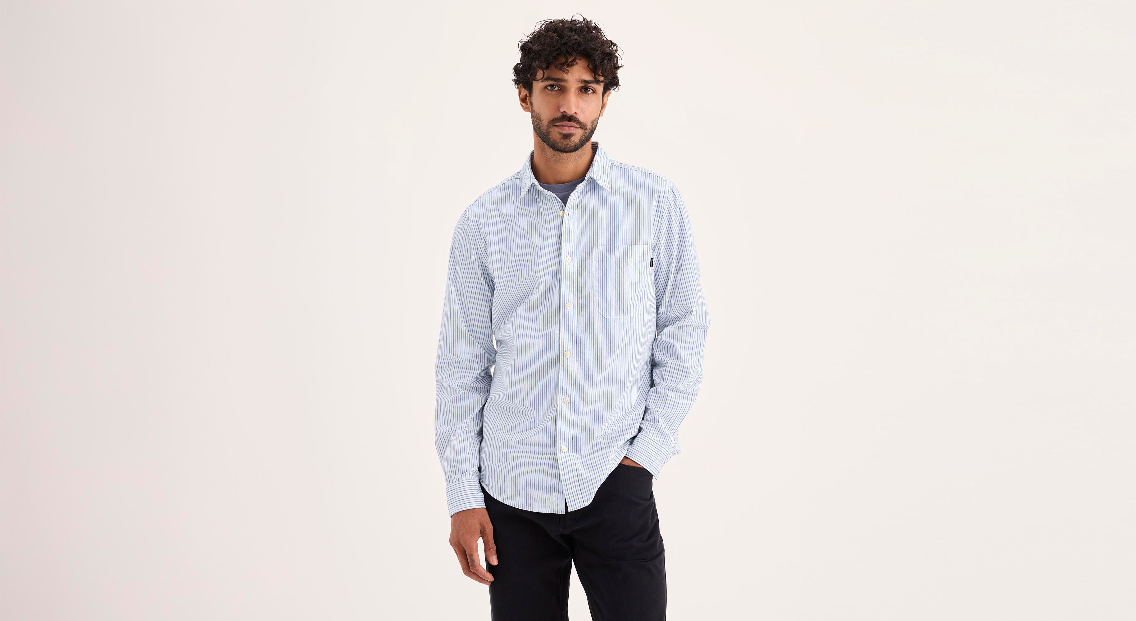 Dockers Ultimate Shirt Slim Fit chemise bleue coupe slim