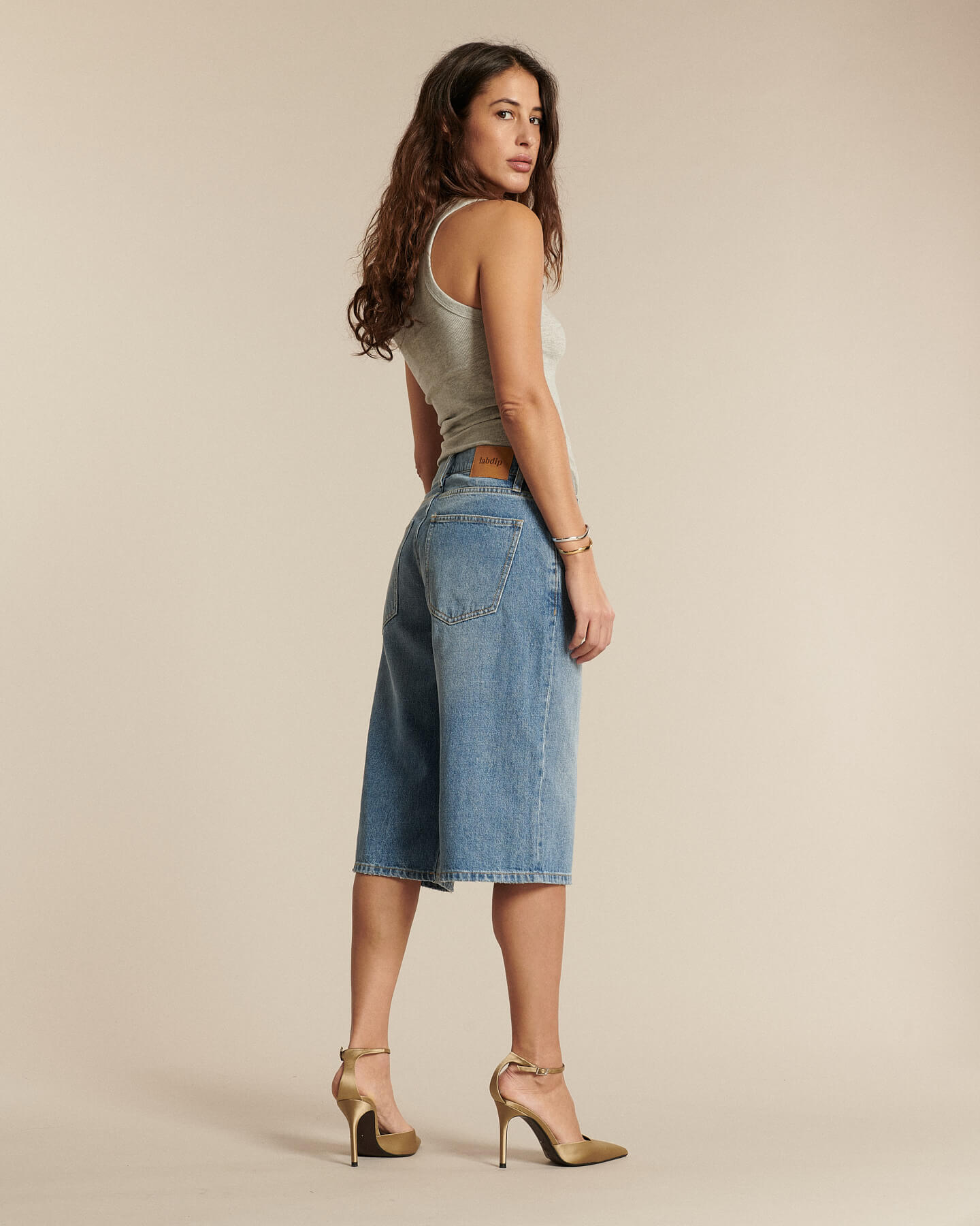 Labdip Kyoto bermuda jean droit IN 20 coton 12,5 oz