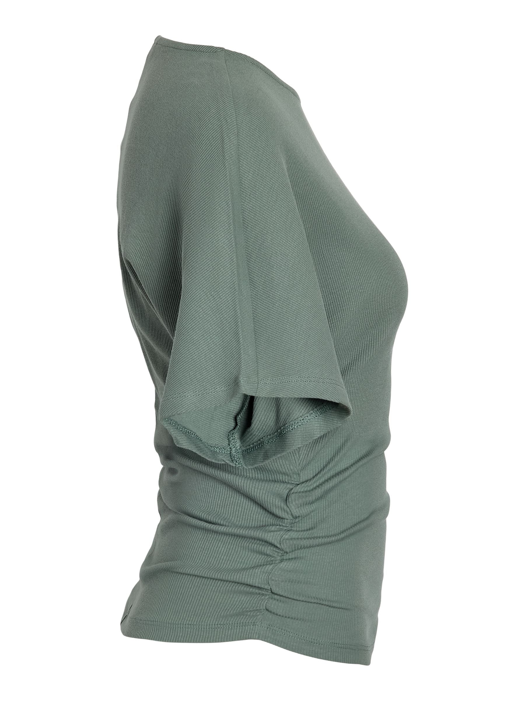 Noisy May Abbi t-shirt coton bio froncé