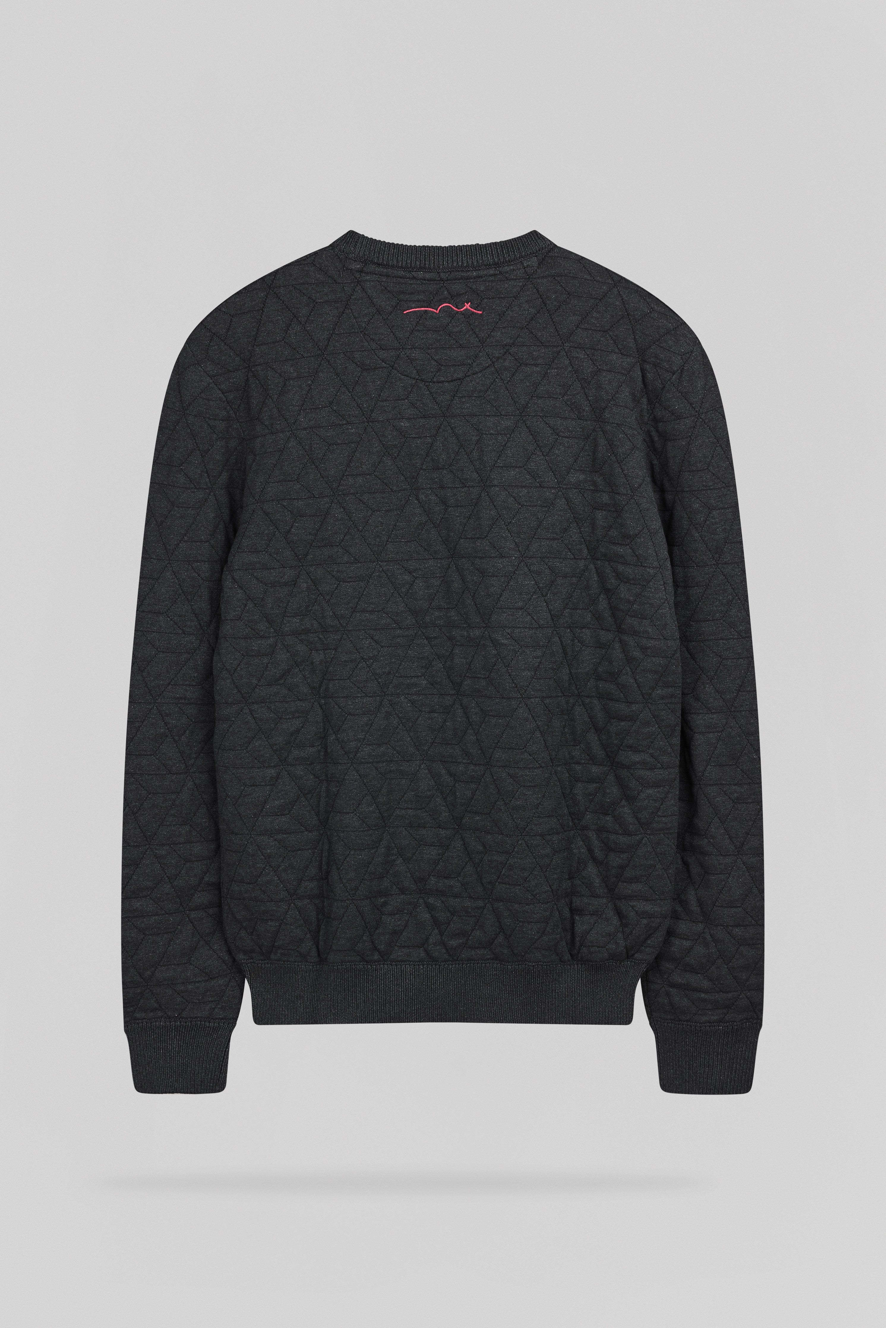 Teddy Smith P-Marvin pull jacquard noir mélangé