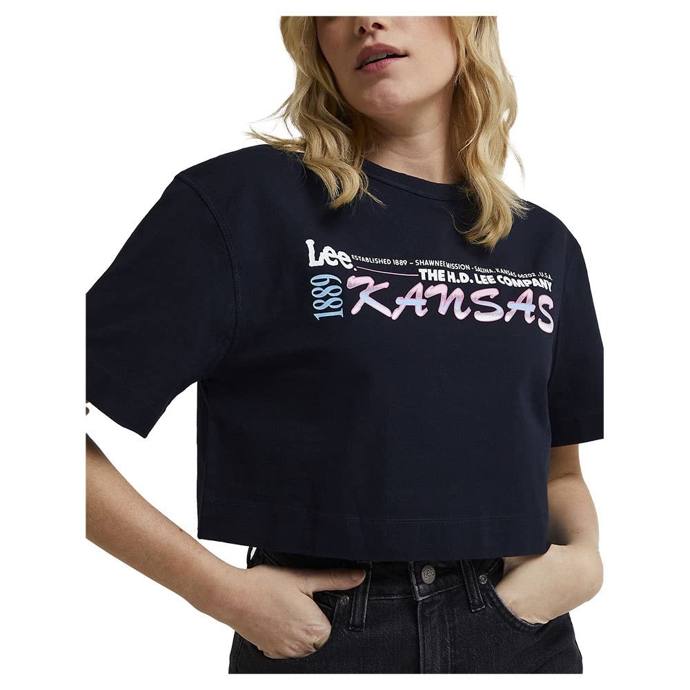 Lee Tournesol t-shirt femme rose coton