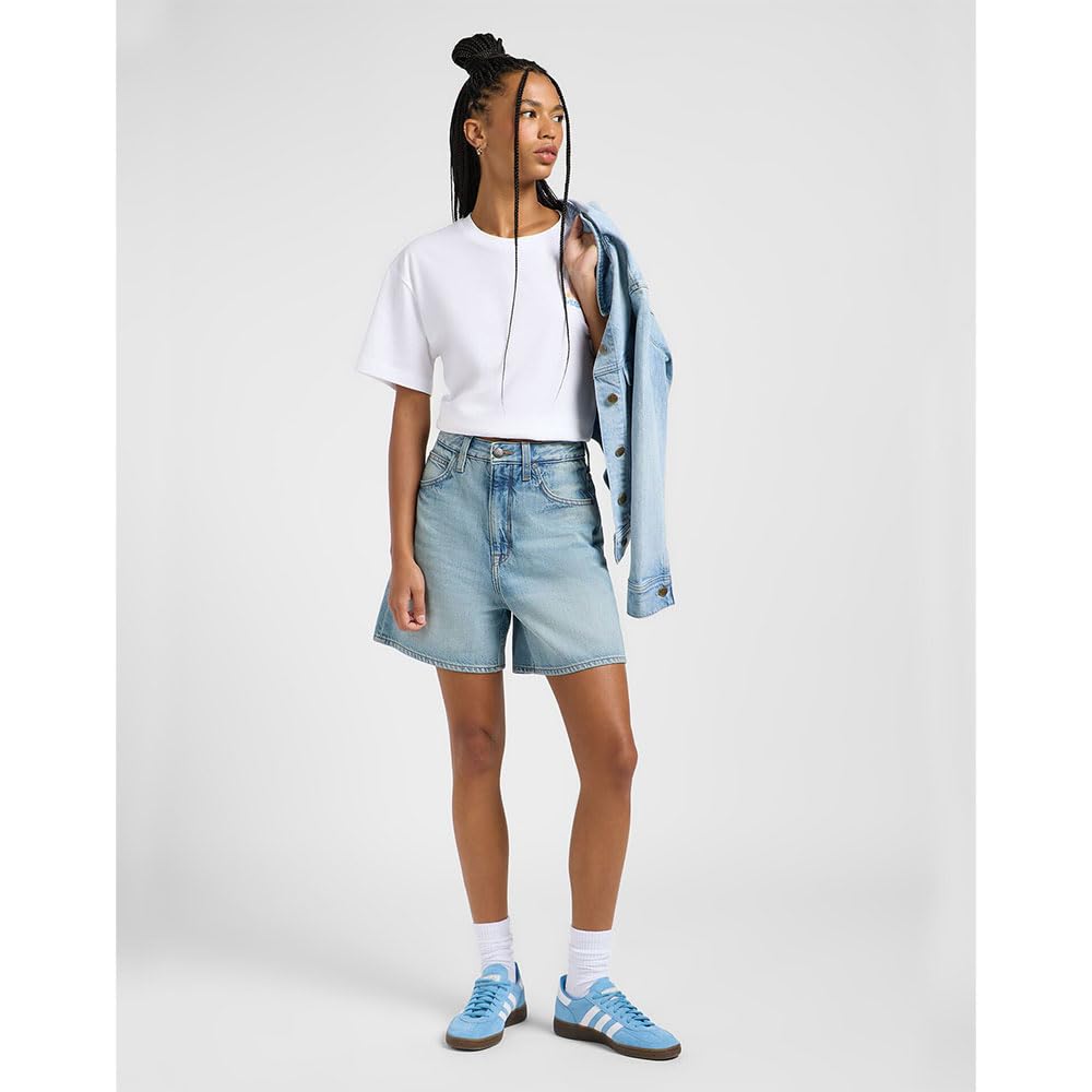 Lee Stella short femme Ink Pool taille haute