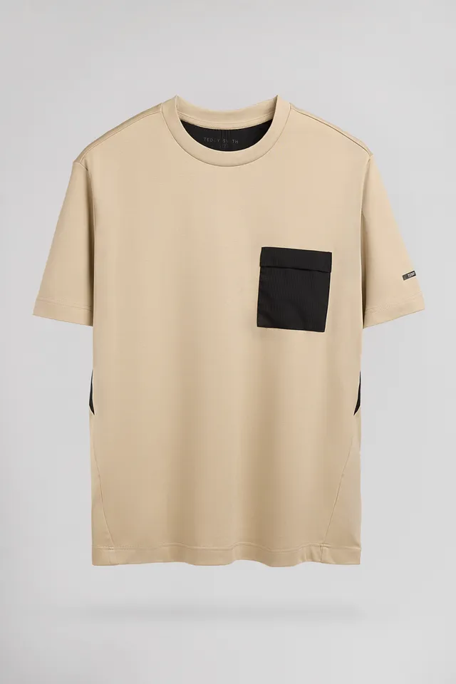 Teddy Smith T-Fergus MC t-shirt beige