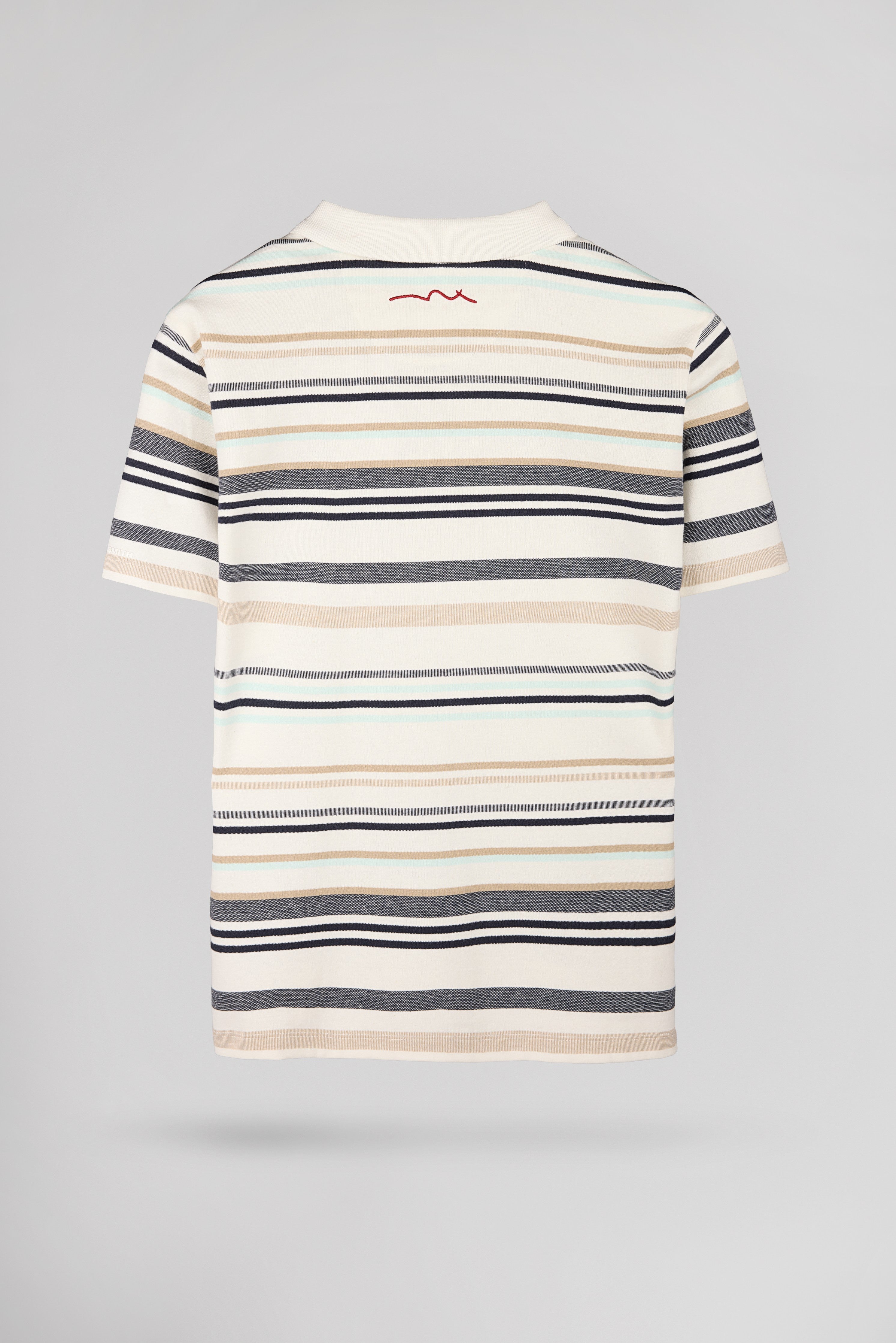 Teddy Smith P-Roy MC polo rayé blanc homme