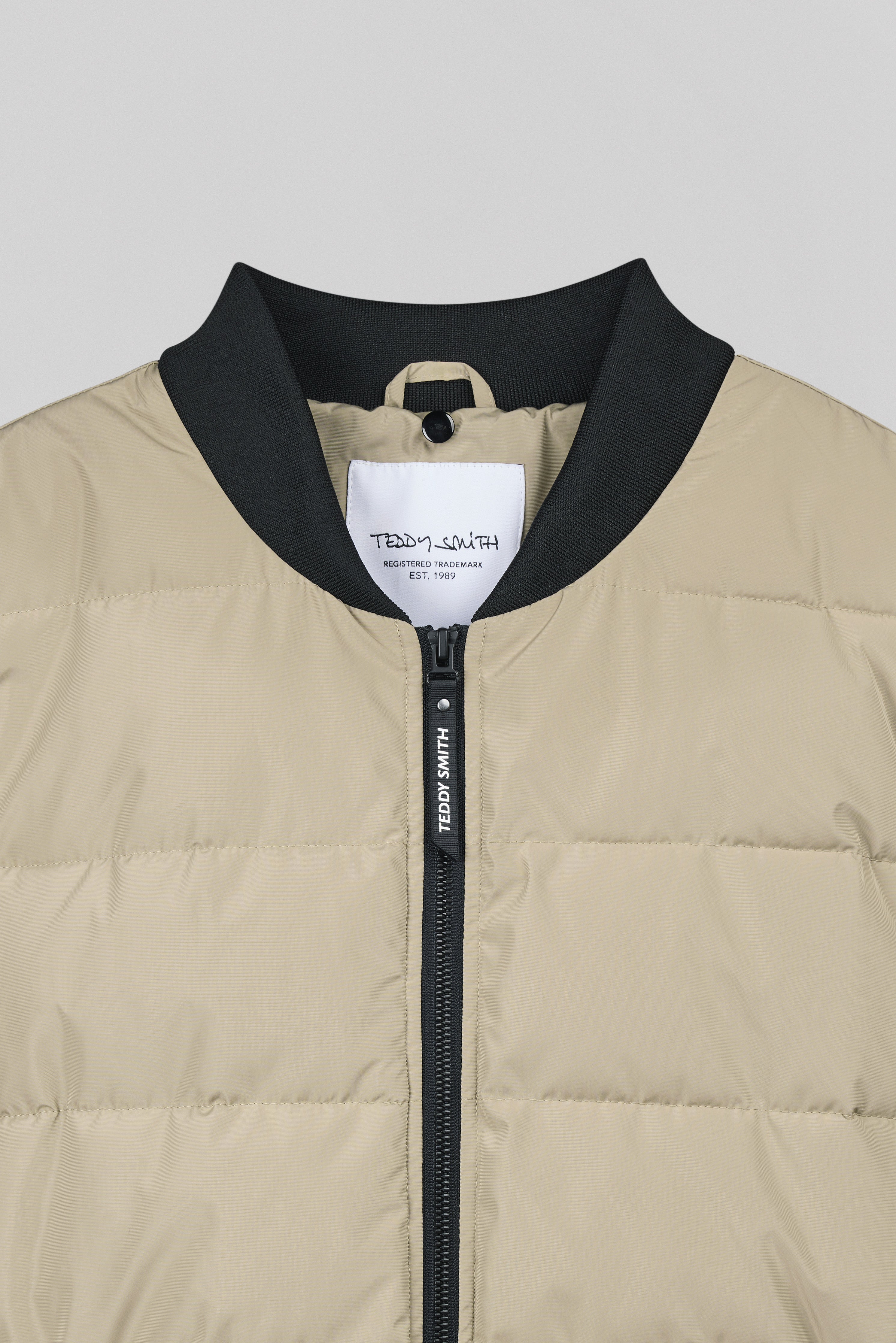 Teddy Smith B-East Wolf doudoune beige capuche amovible