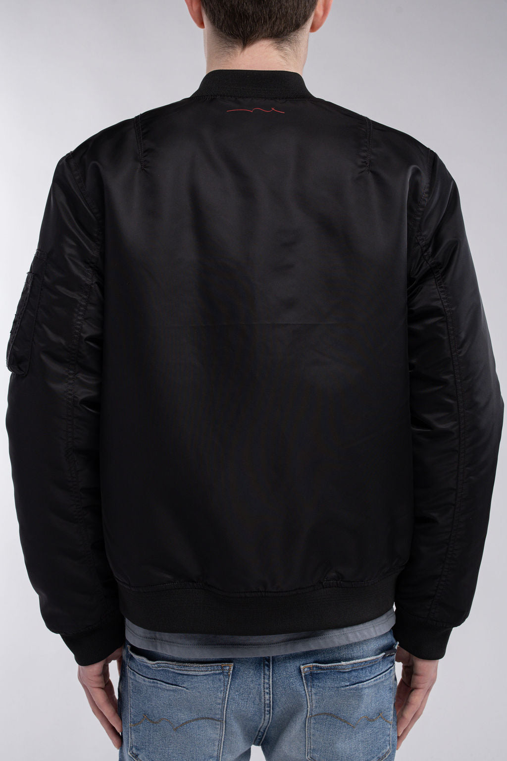 Teddy Smith B-MA1 blouson aviateur noir col bomber