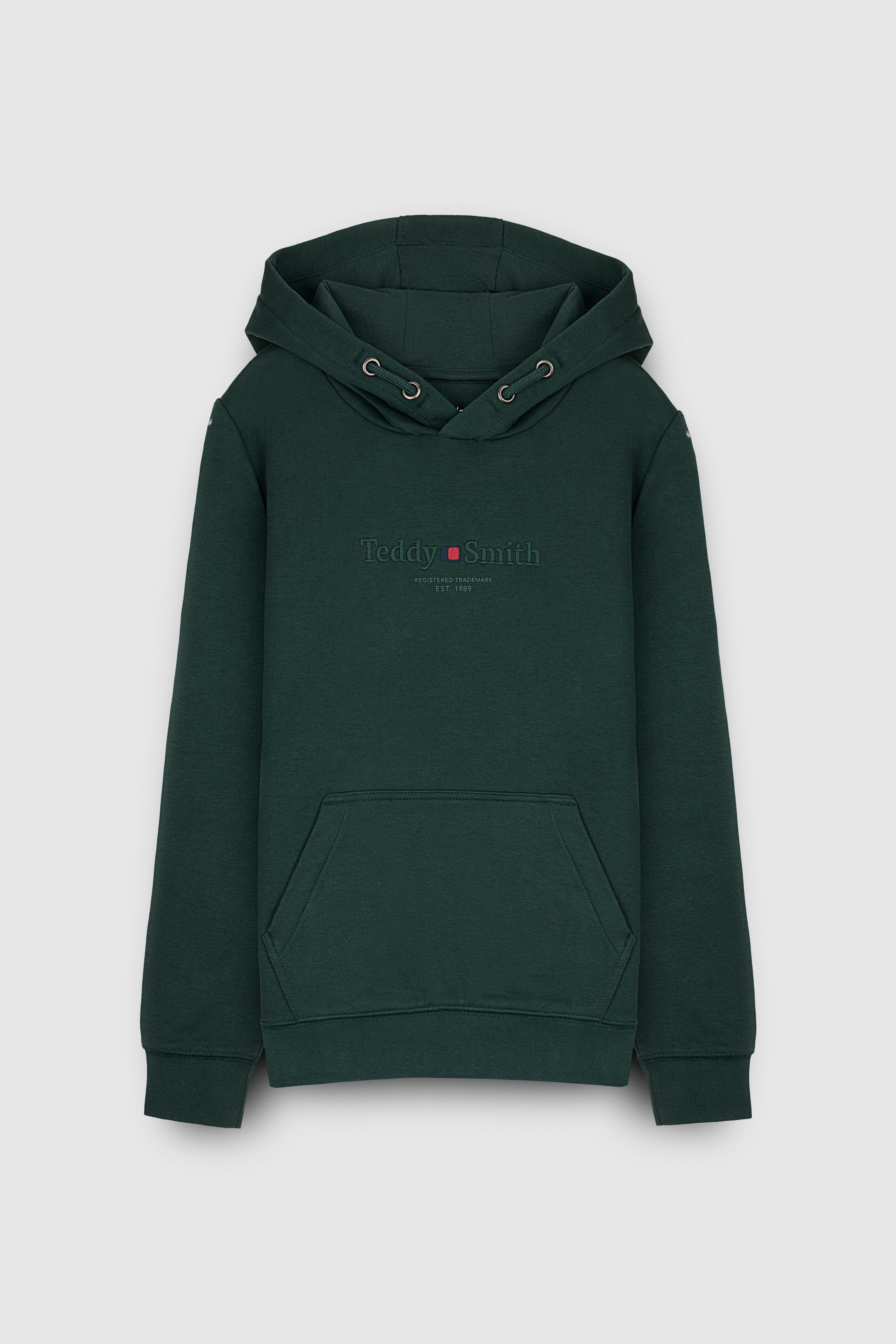 Teddy Smith S-Jim Hoody JR sweat capuche vert scarabe garcon