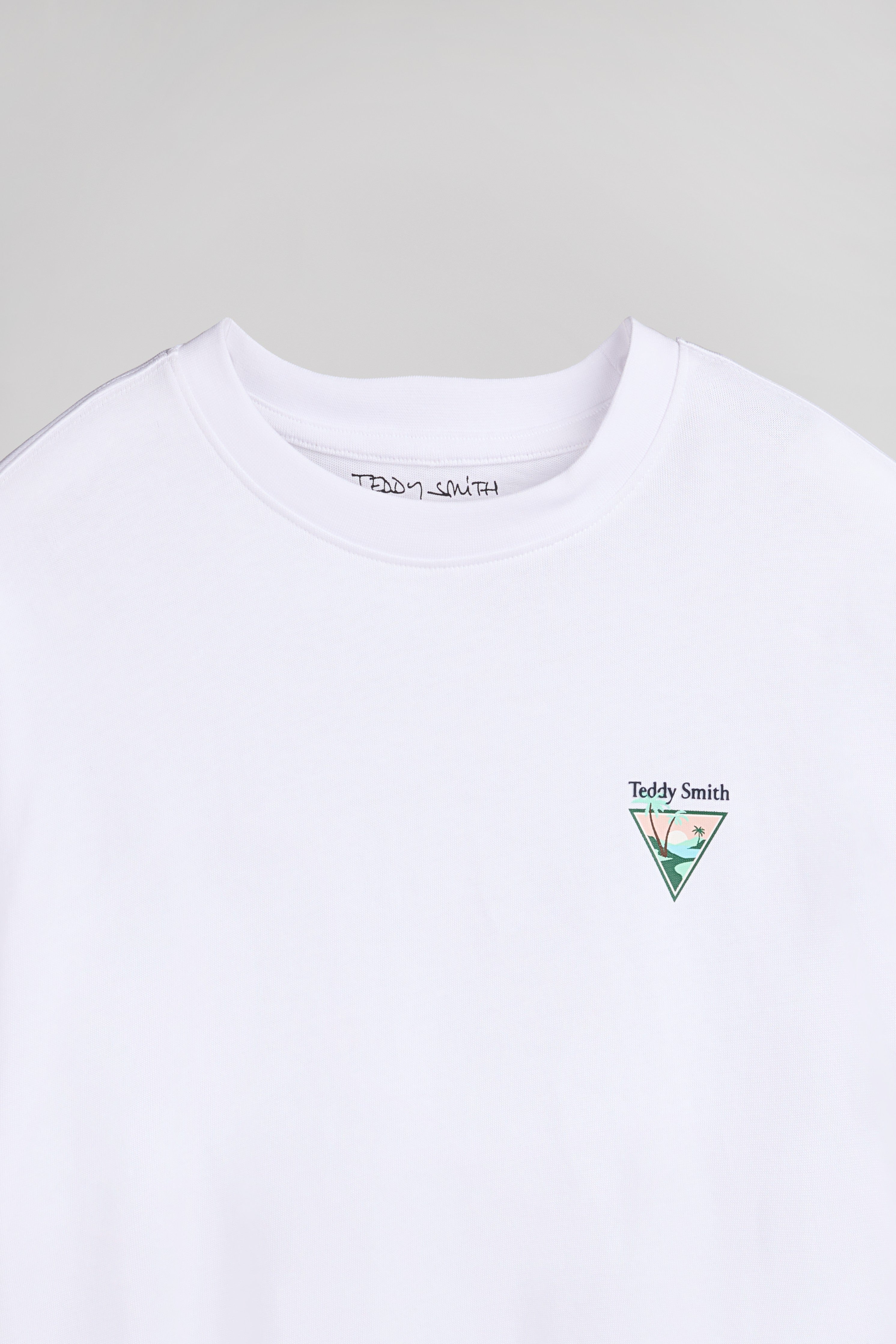 Teddy Smith T-Lab MC JR t-shirt blanc enfant
