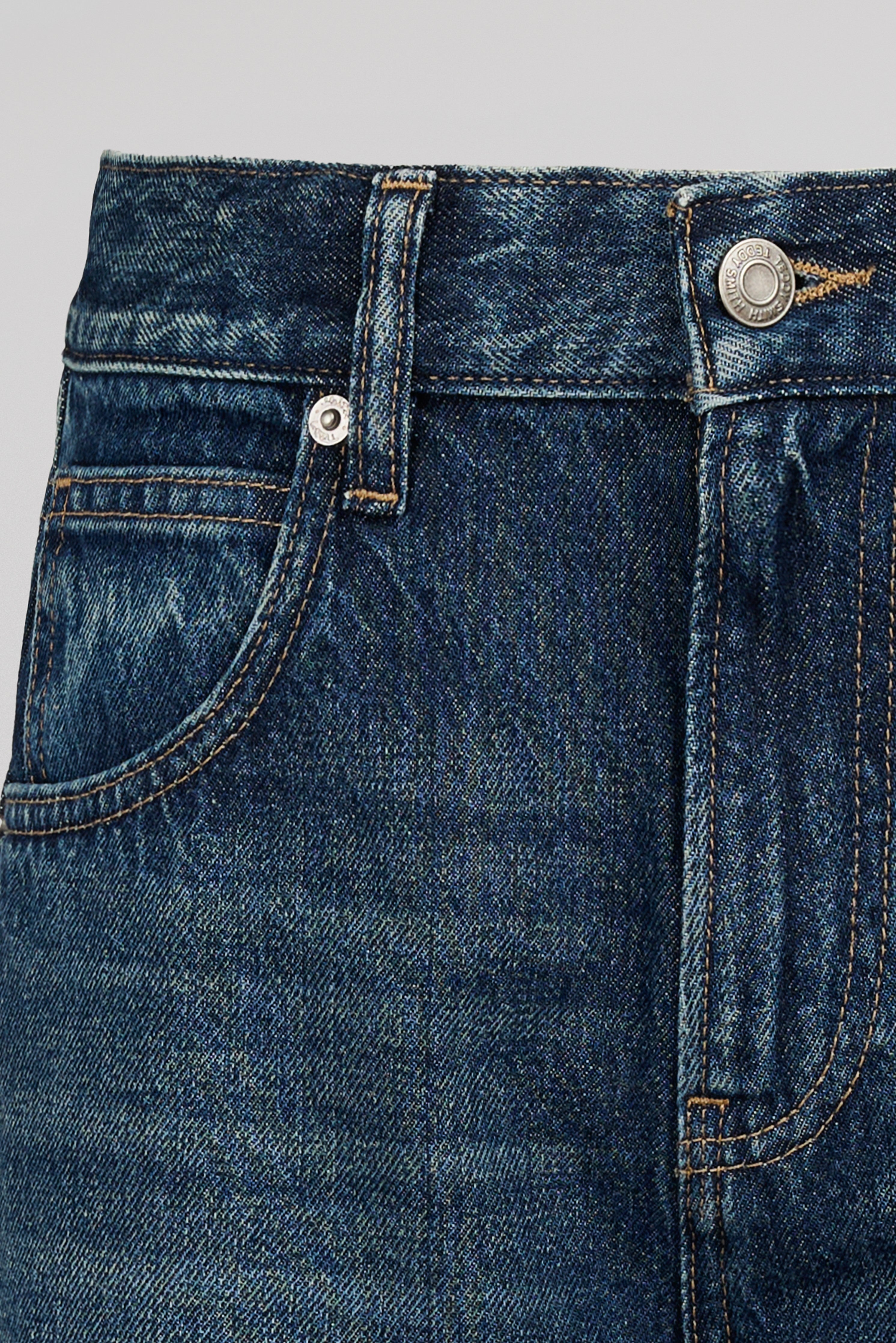 Teddy Smith Memphis Straight Jr jean droit indigo coton