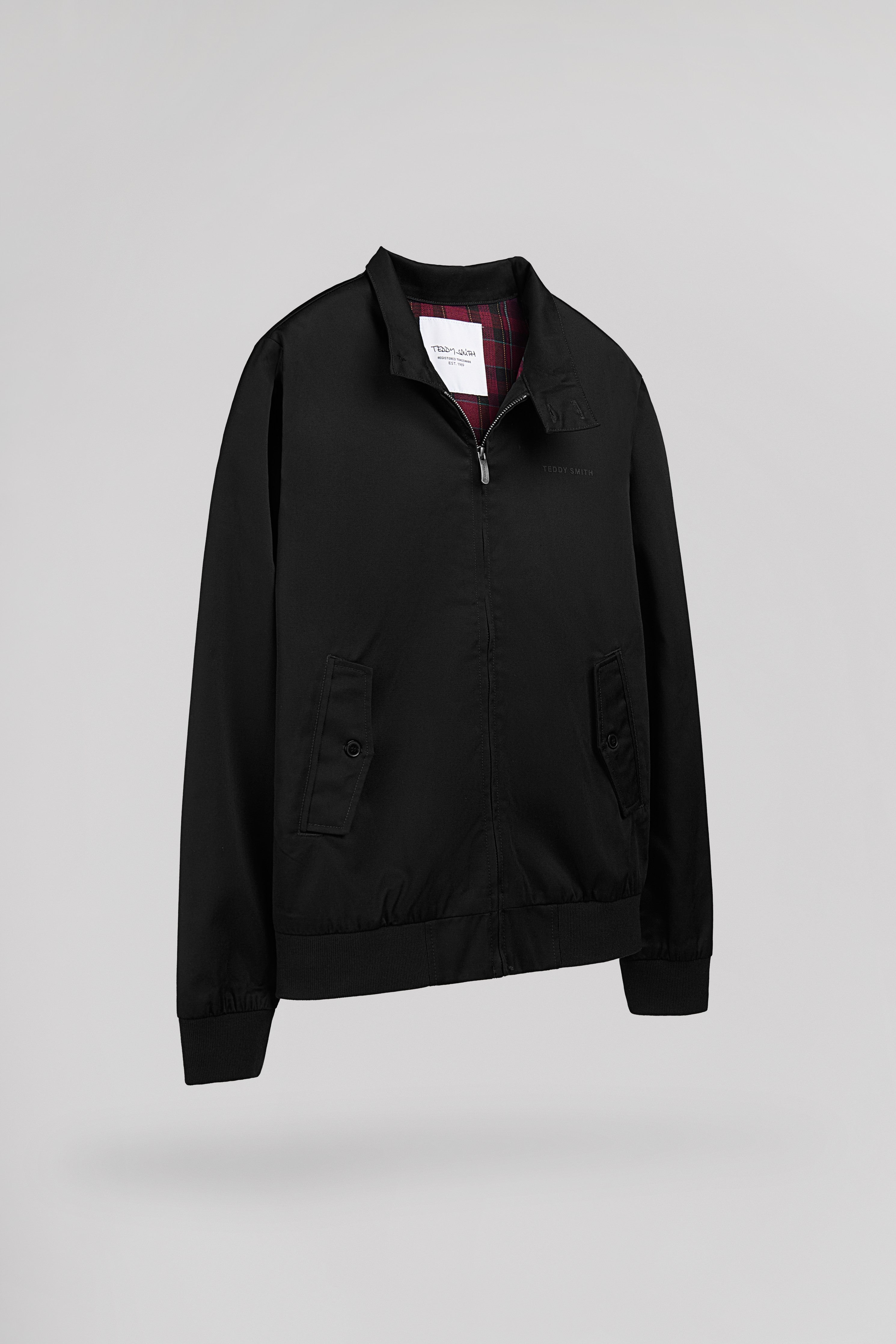 Teddy Smith Sanson 2 blouson twill noir col montant