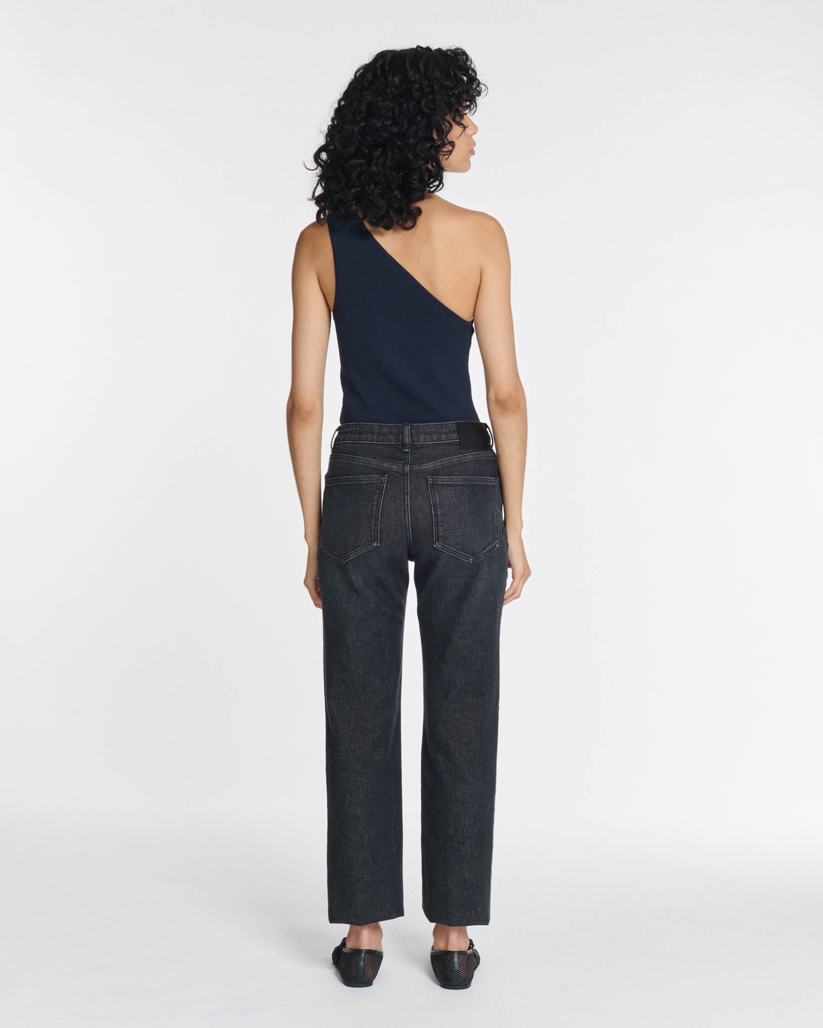 Labdip Pixie Dark Grey BL 70 jean droit gris stretch
