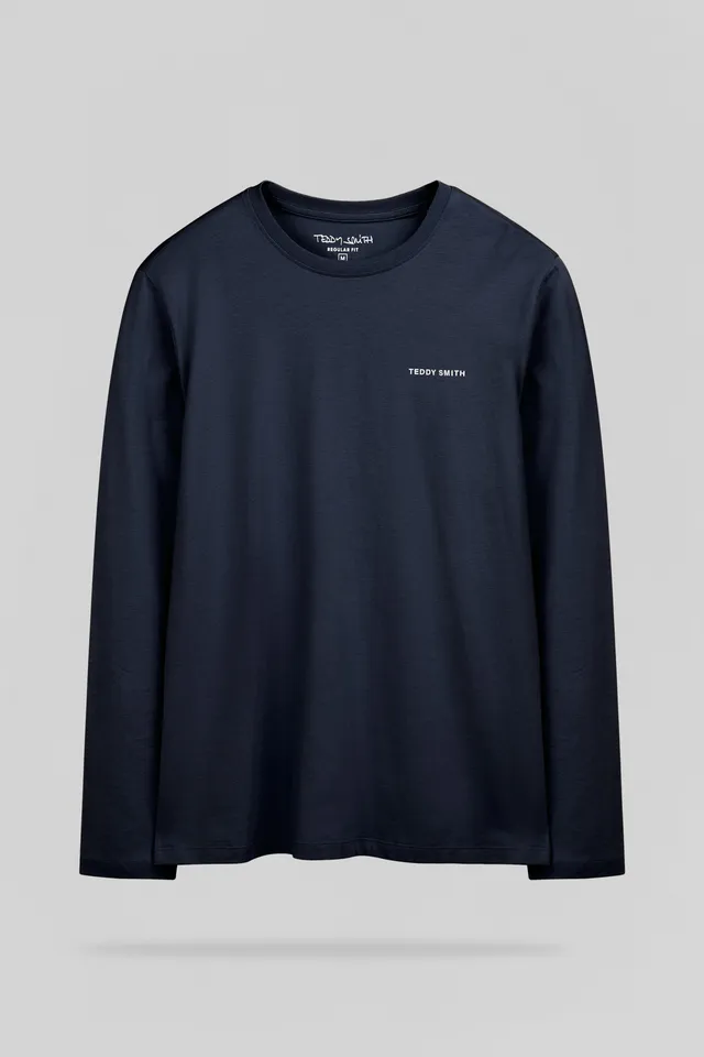 Teddy Smith The Tee 2 ML t-shirt manches longues navy coton
