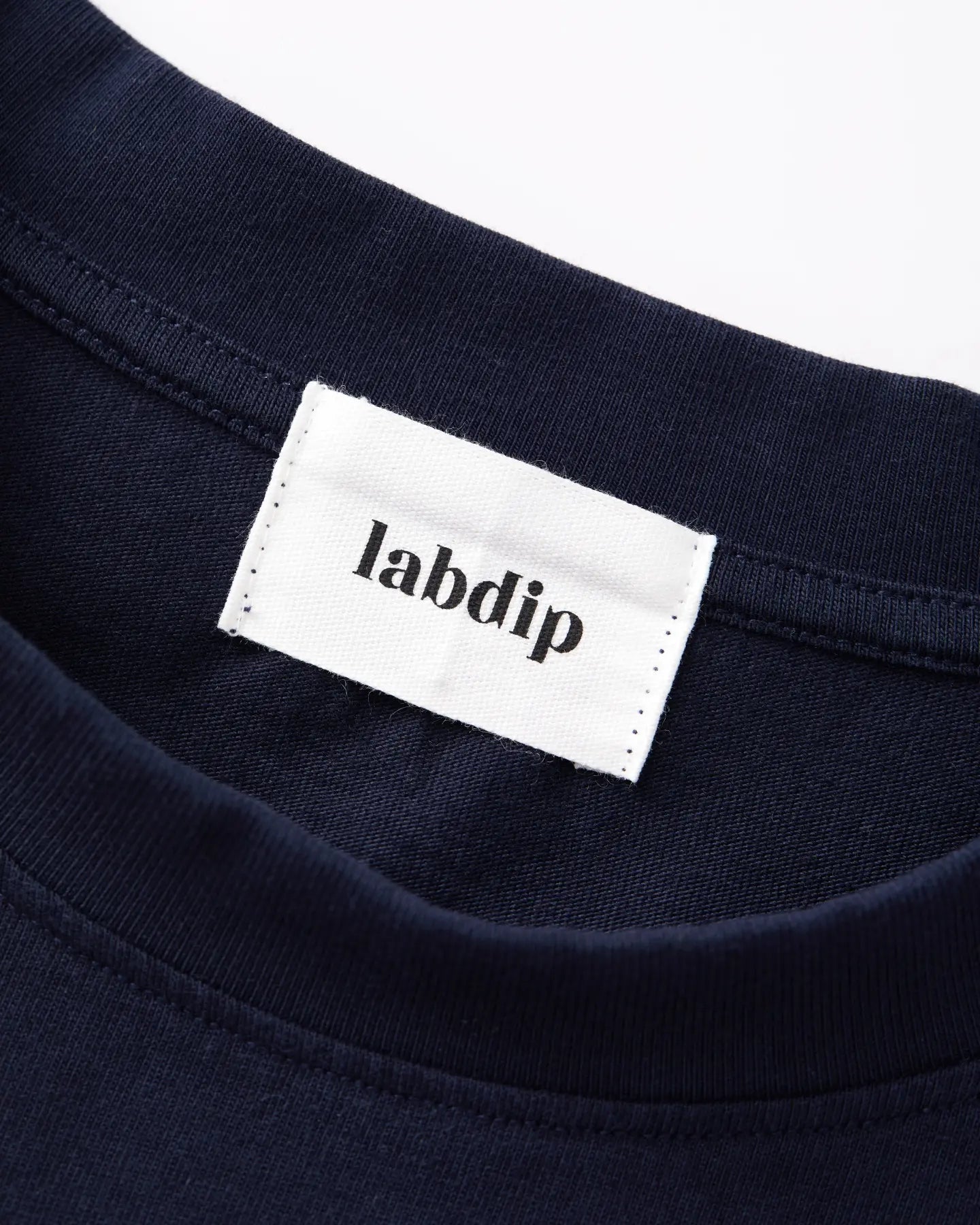 Labdip Carson t-shirt droit marine 100% coton jersey