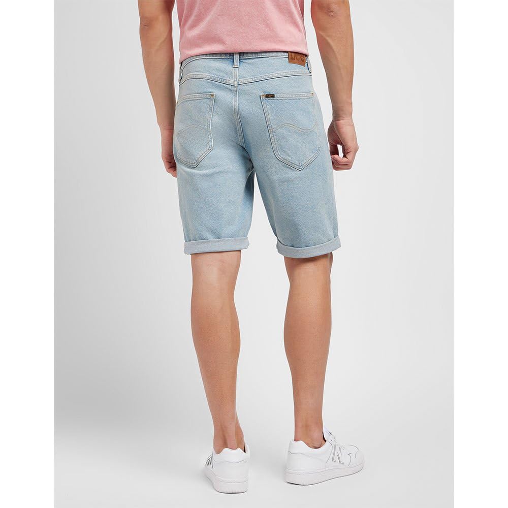 Lee 5 Pocket Short Jean Homme Lake Rain 33W Denim