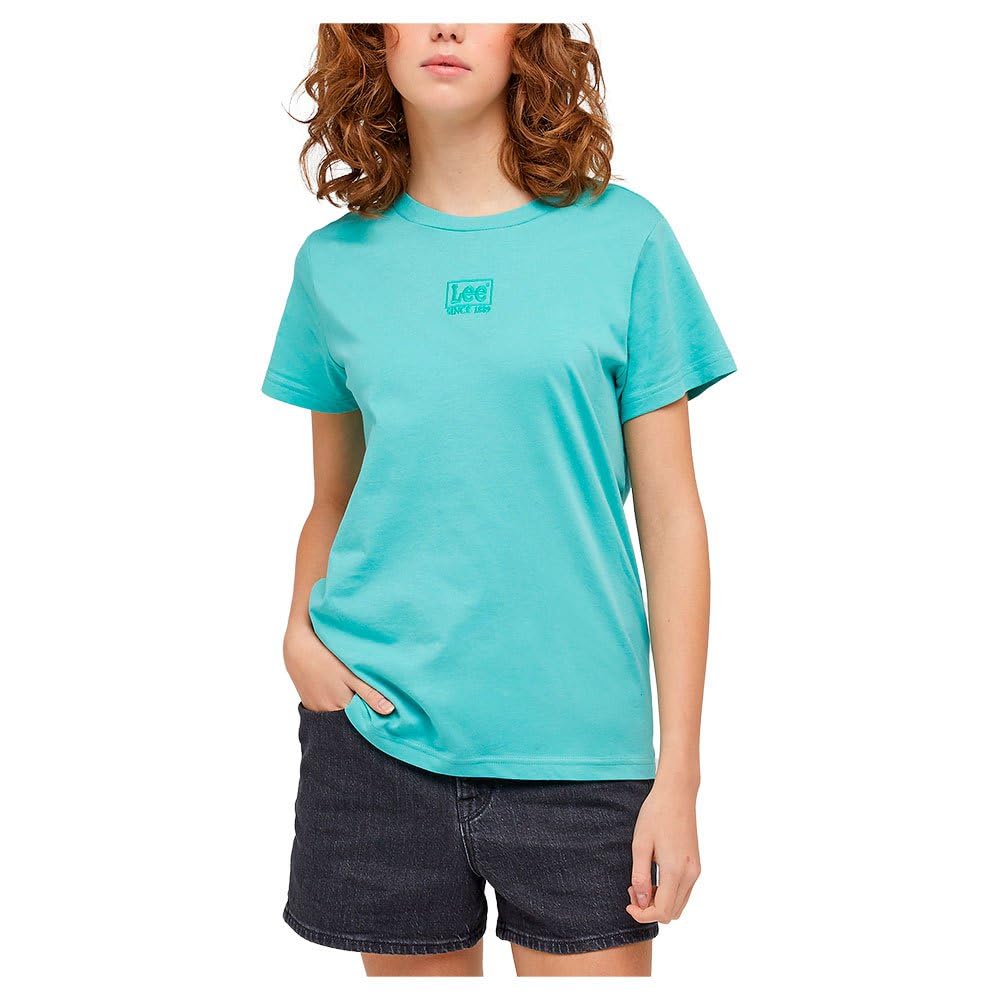 Lee Small Logo Tee t-shirt femme Bleu Shasta