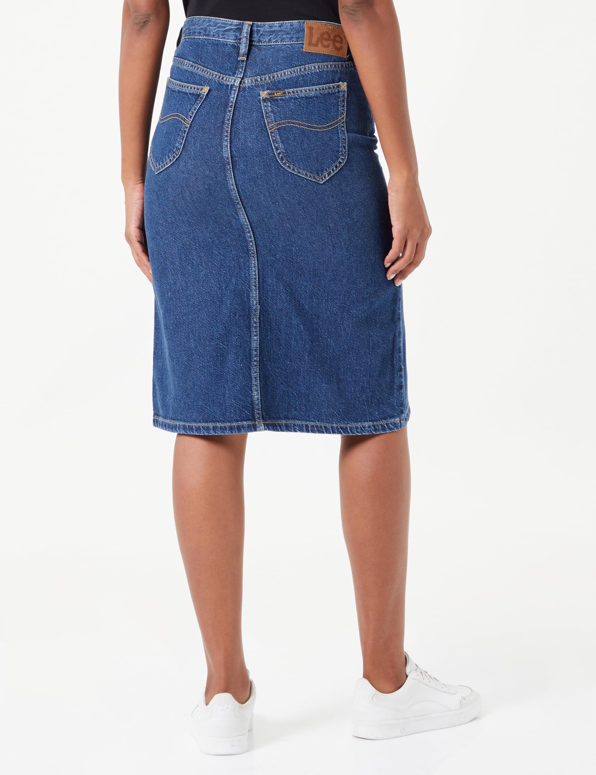 Lee Midi Skirt jupe midi femme Mid Cascade 26W denim