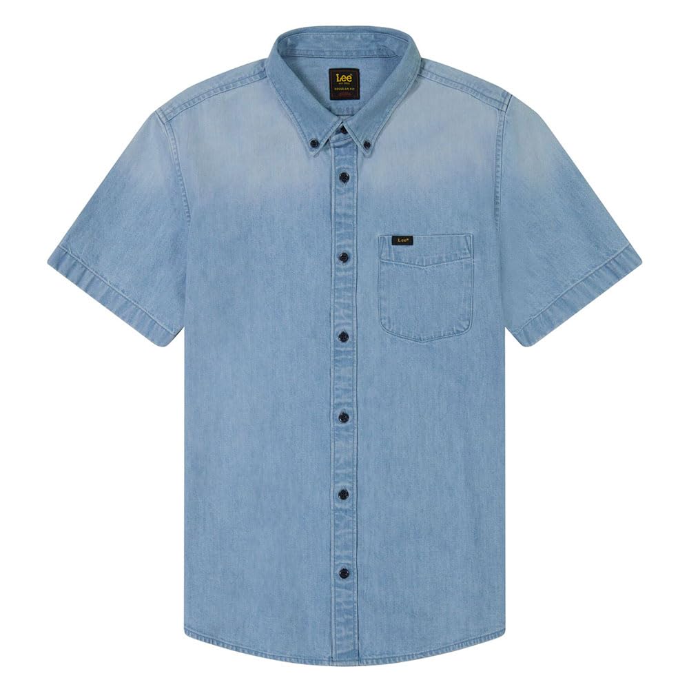 Lee Button Down SS chemise homme desert wash regular