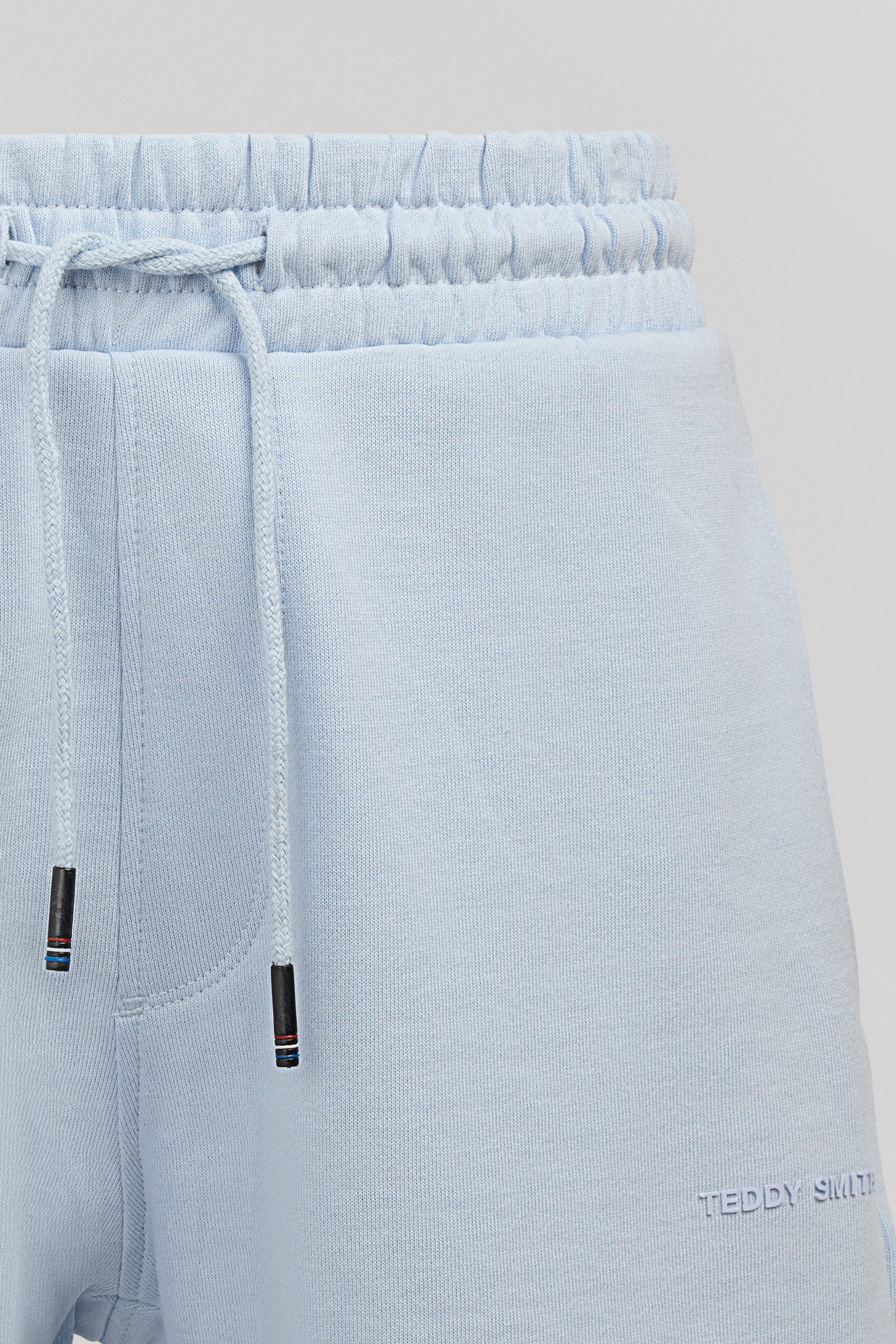 Teddy Smith S-Narky SH short bleu pastel molleton